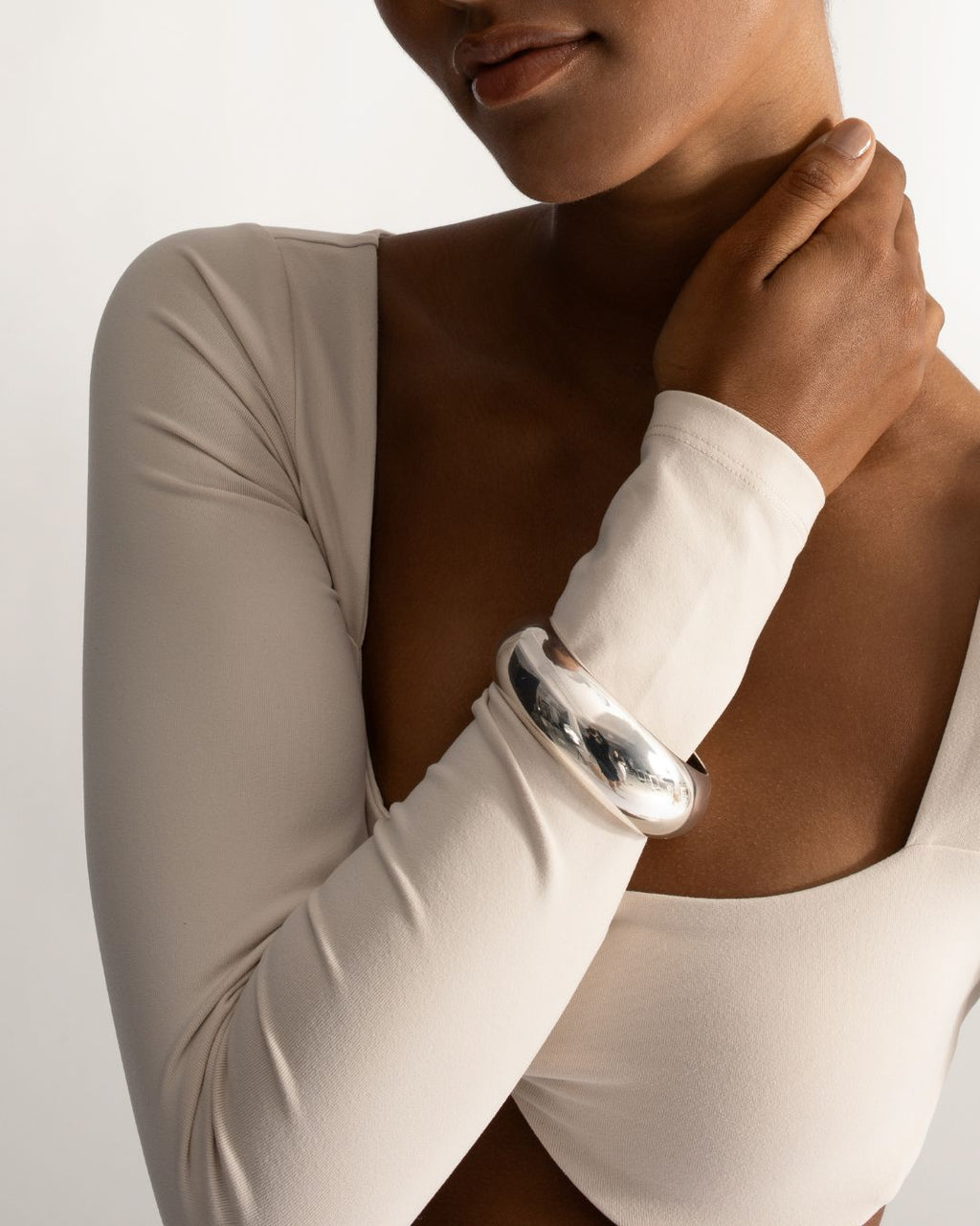 Auguste Bangle Silver