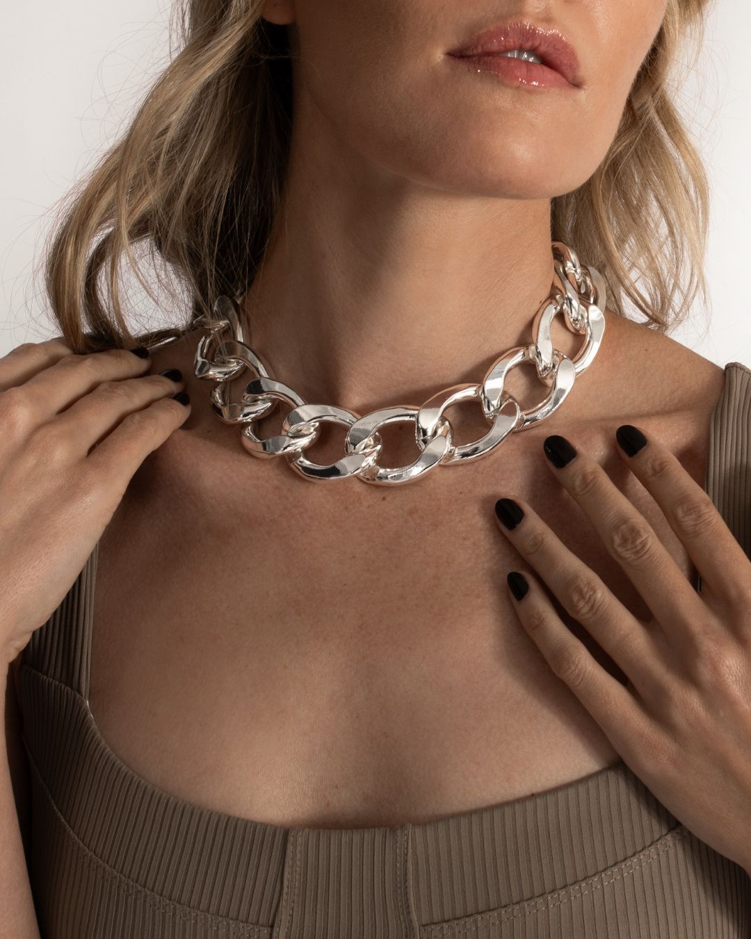 Azlin Necklace Silver