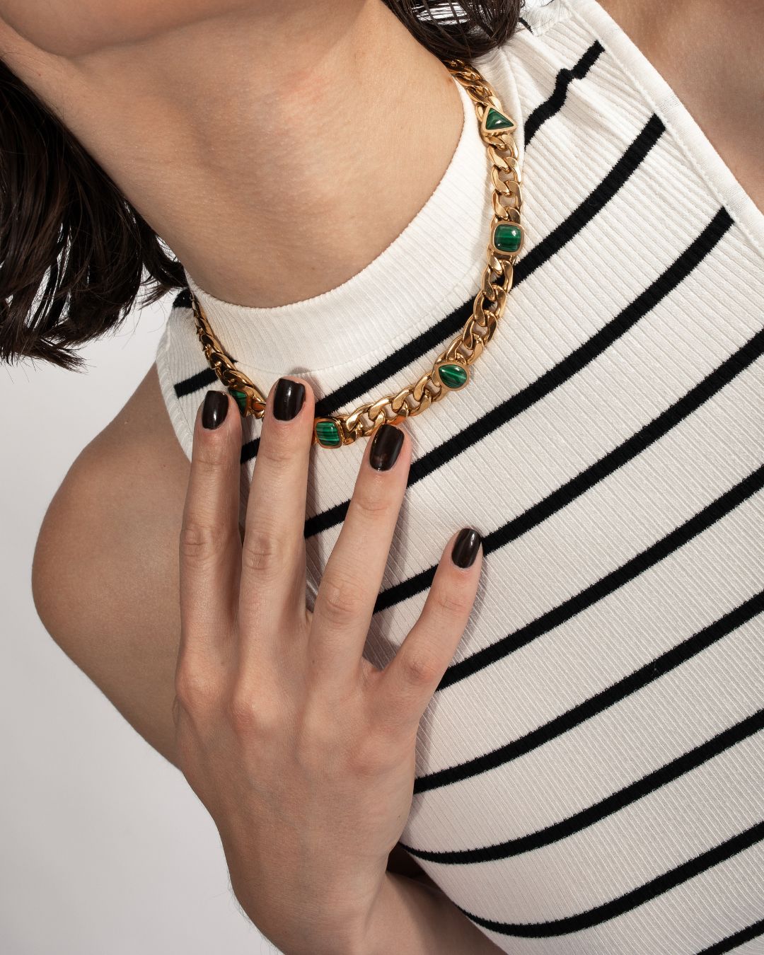 Crosby Necklace Malachite