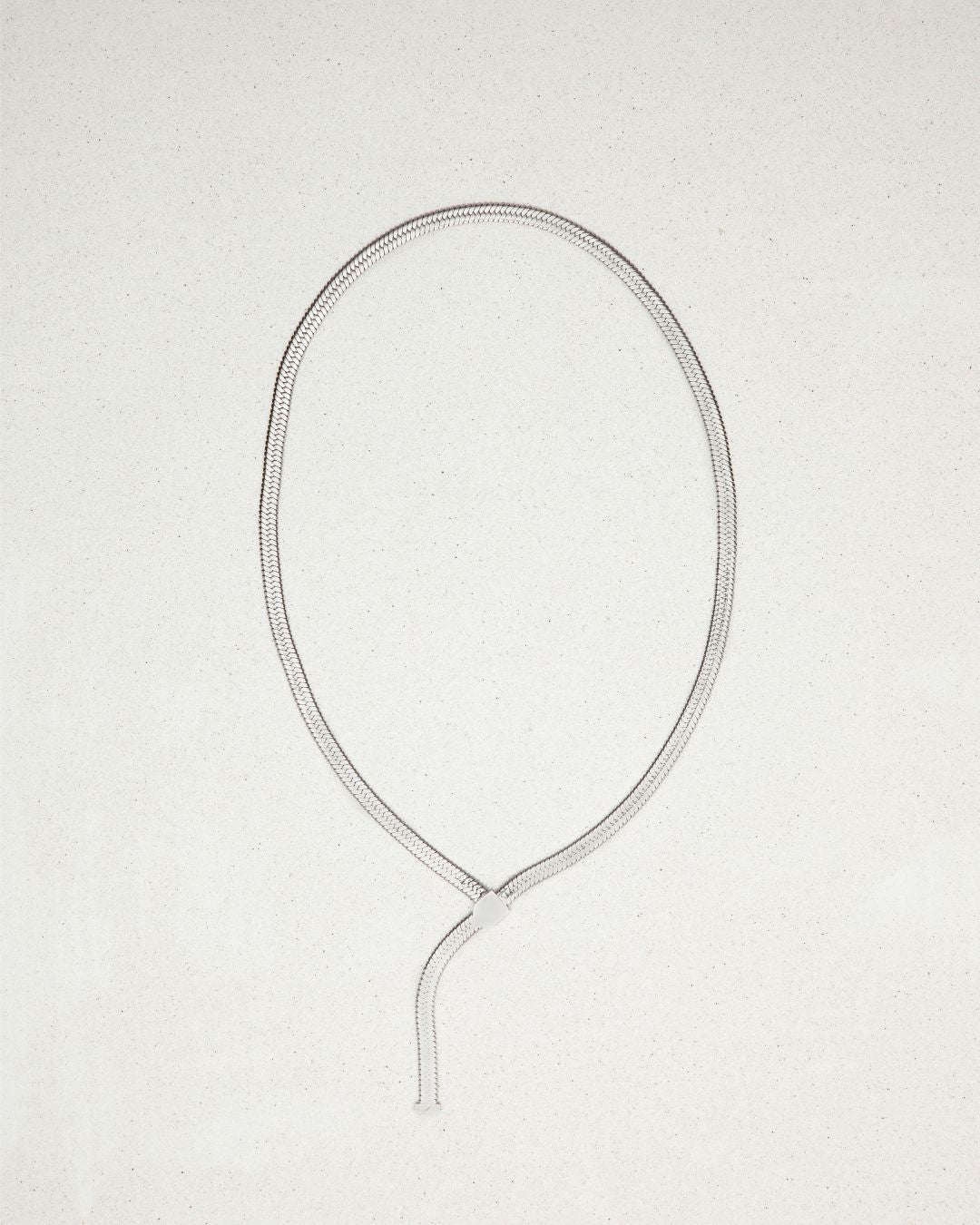 Celine Lariat Silver