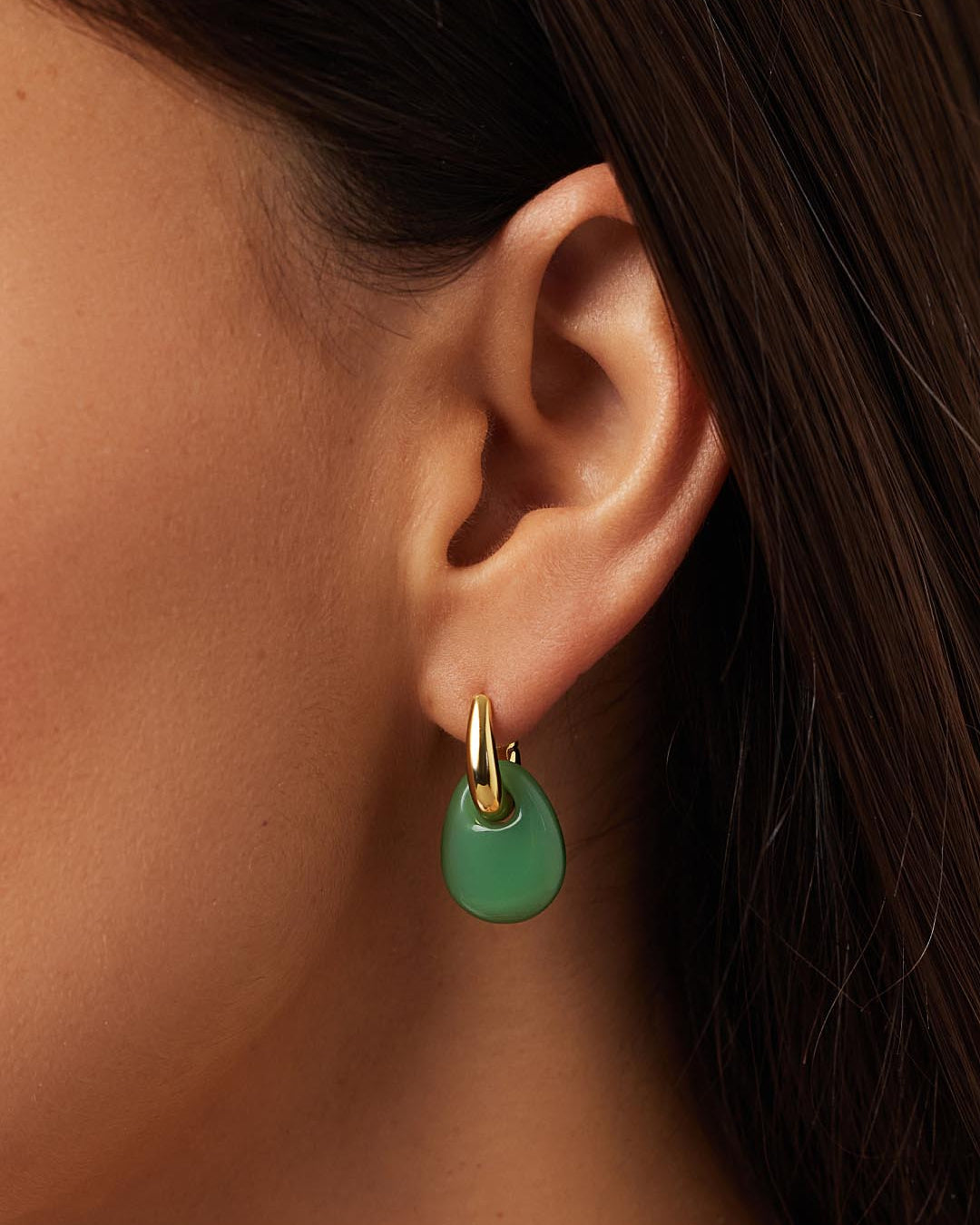 Gold Drop Earrings - Kayla