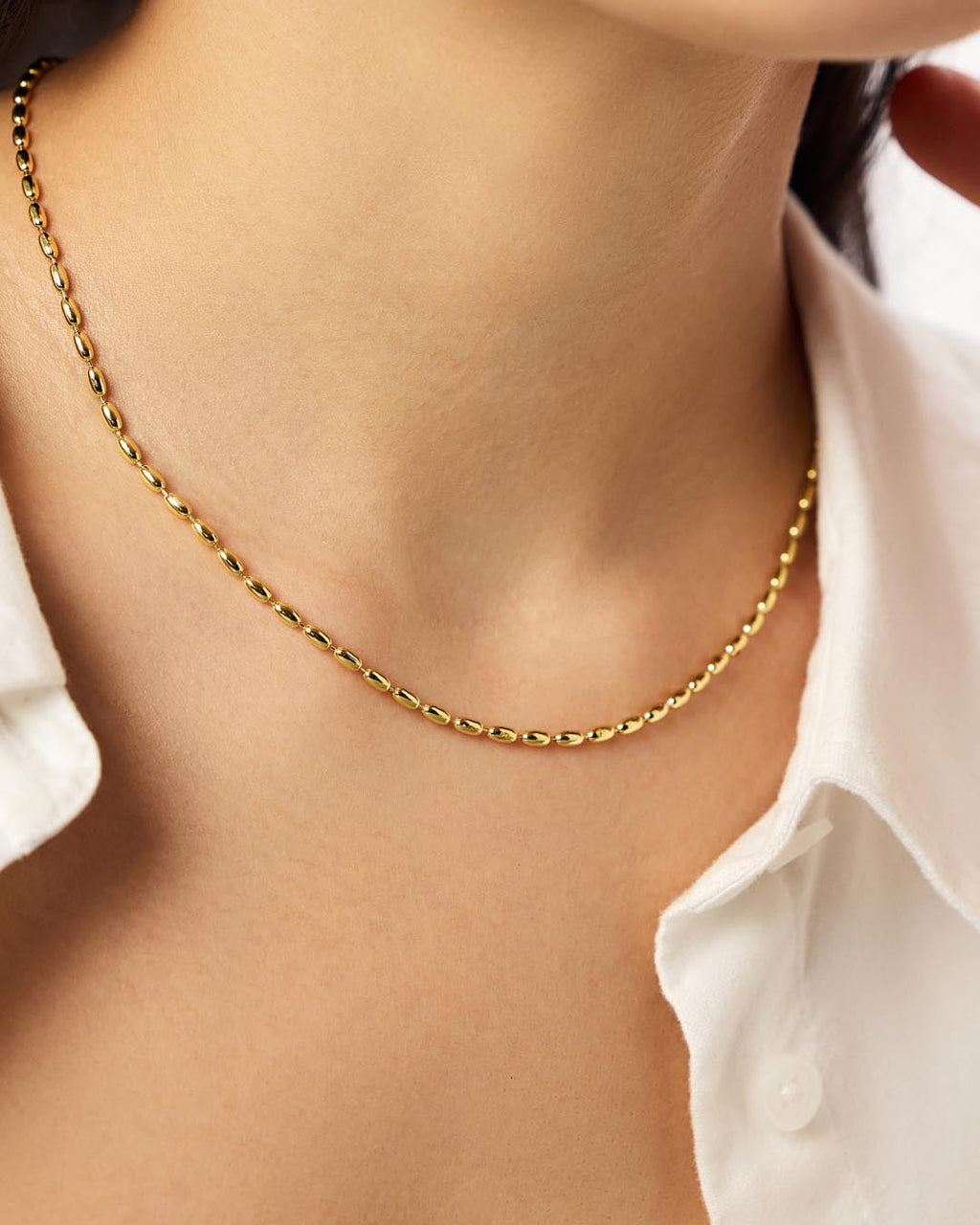 Ball Chain Necklace - Capri