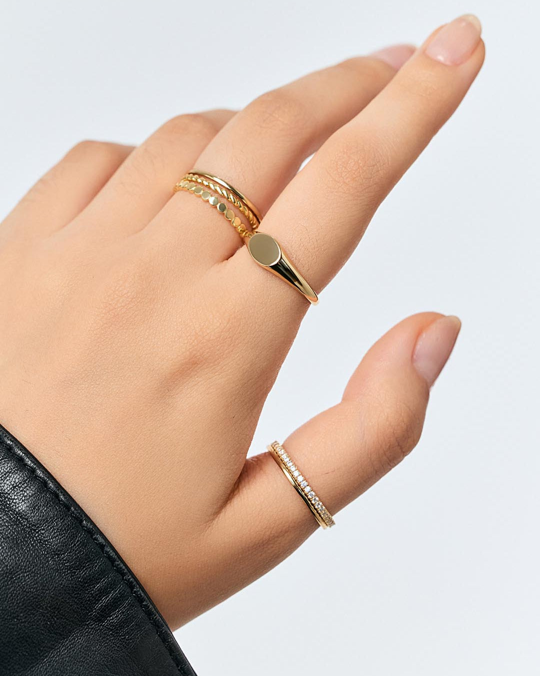 Gold Ring Set - Adrianna Set