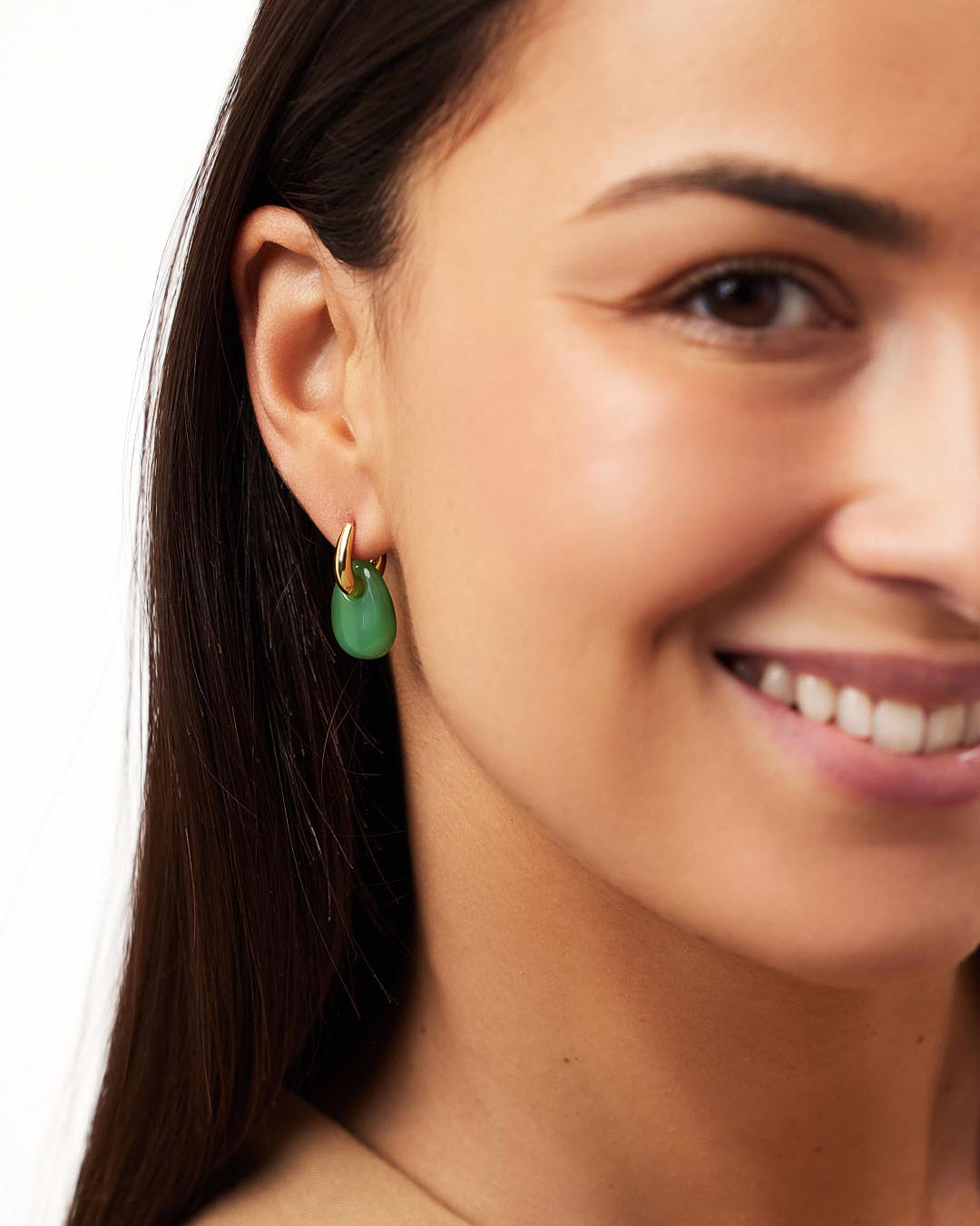 Gold Drop Earrings - Kayla