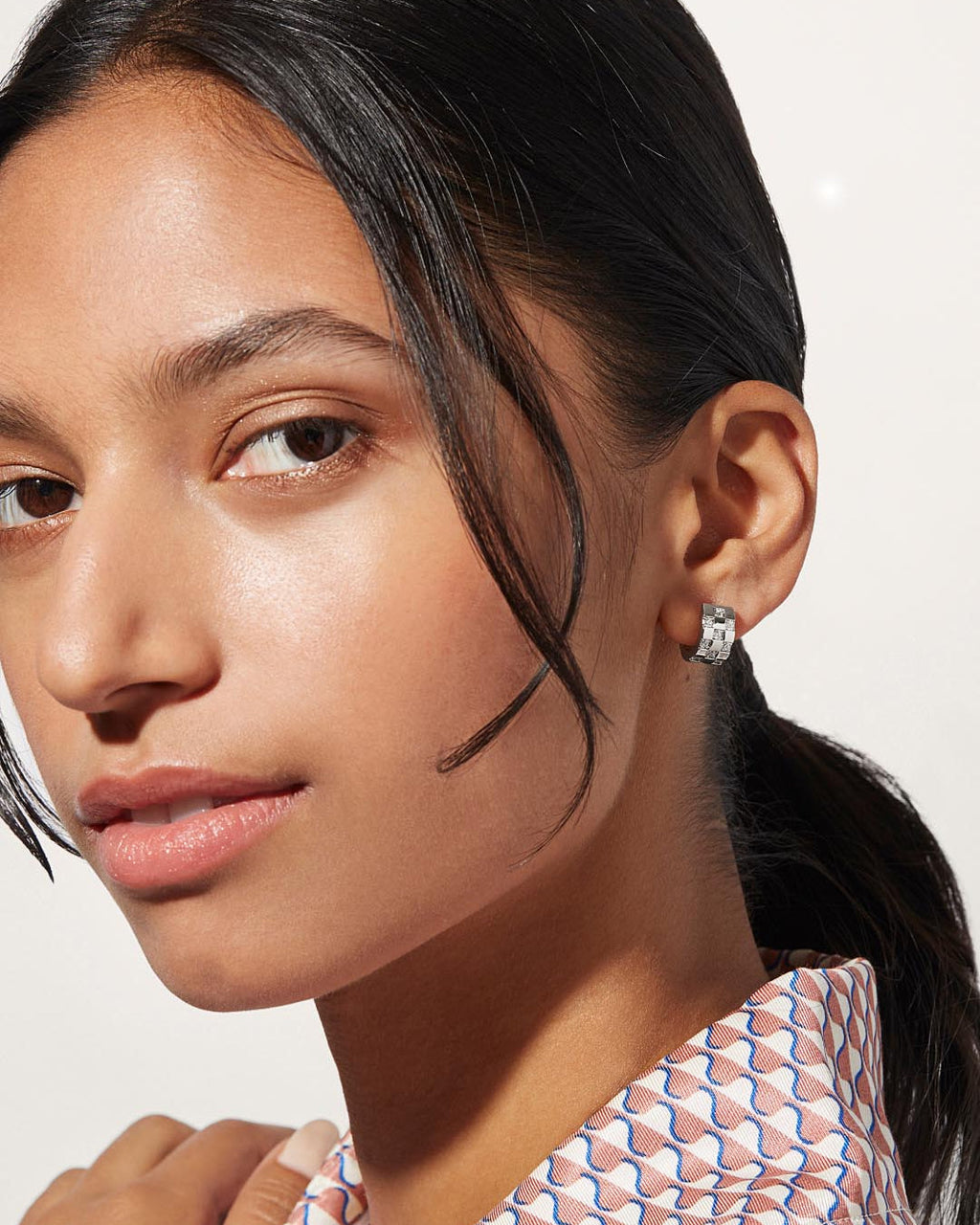 Silver Hoop Earrings - Eden Silver