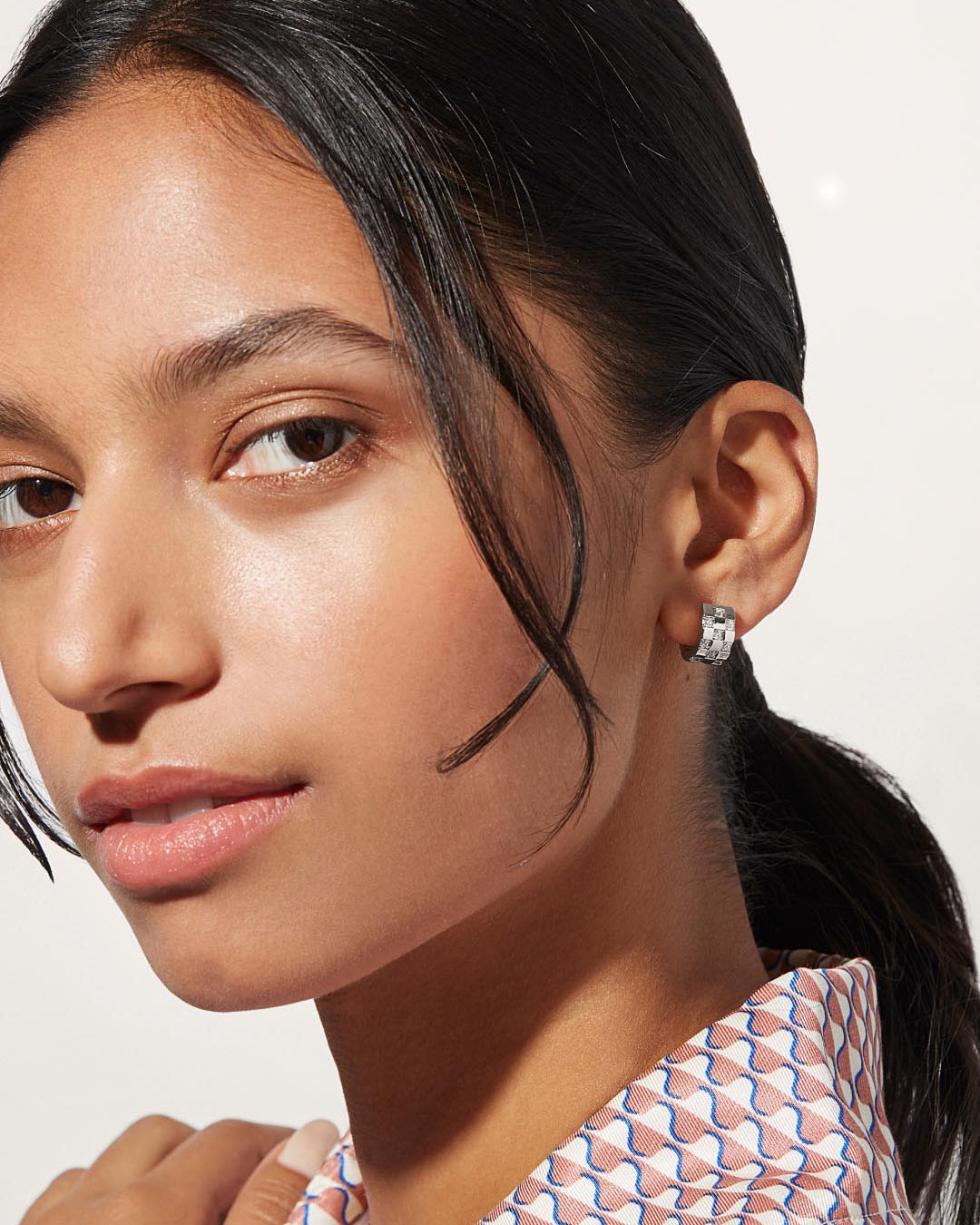 Silver Hoop Earrings - Eden Silver