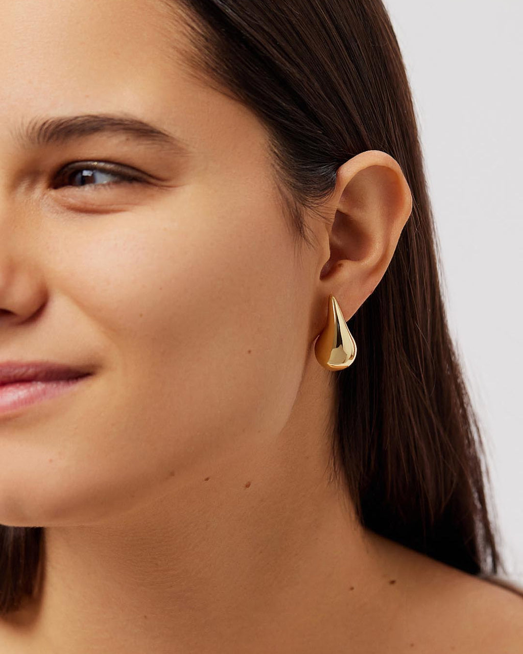 Gold Statement Earrings - Kiara