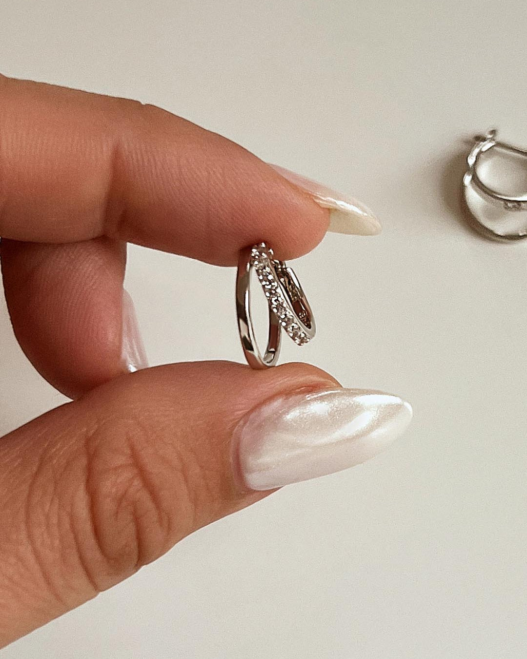 Double Hoop Earrings - Toda Silver