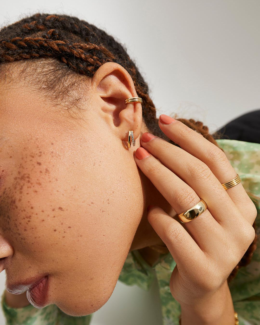 Double Hoop Earrings - Toda