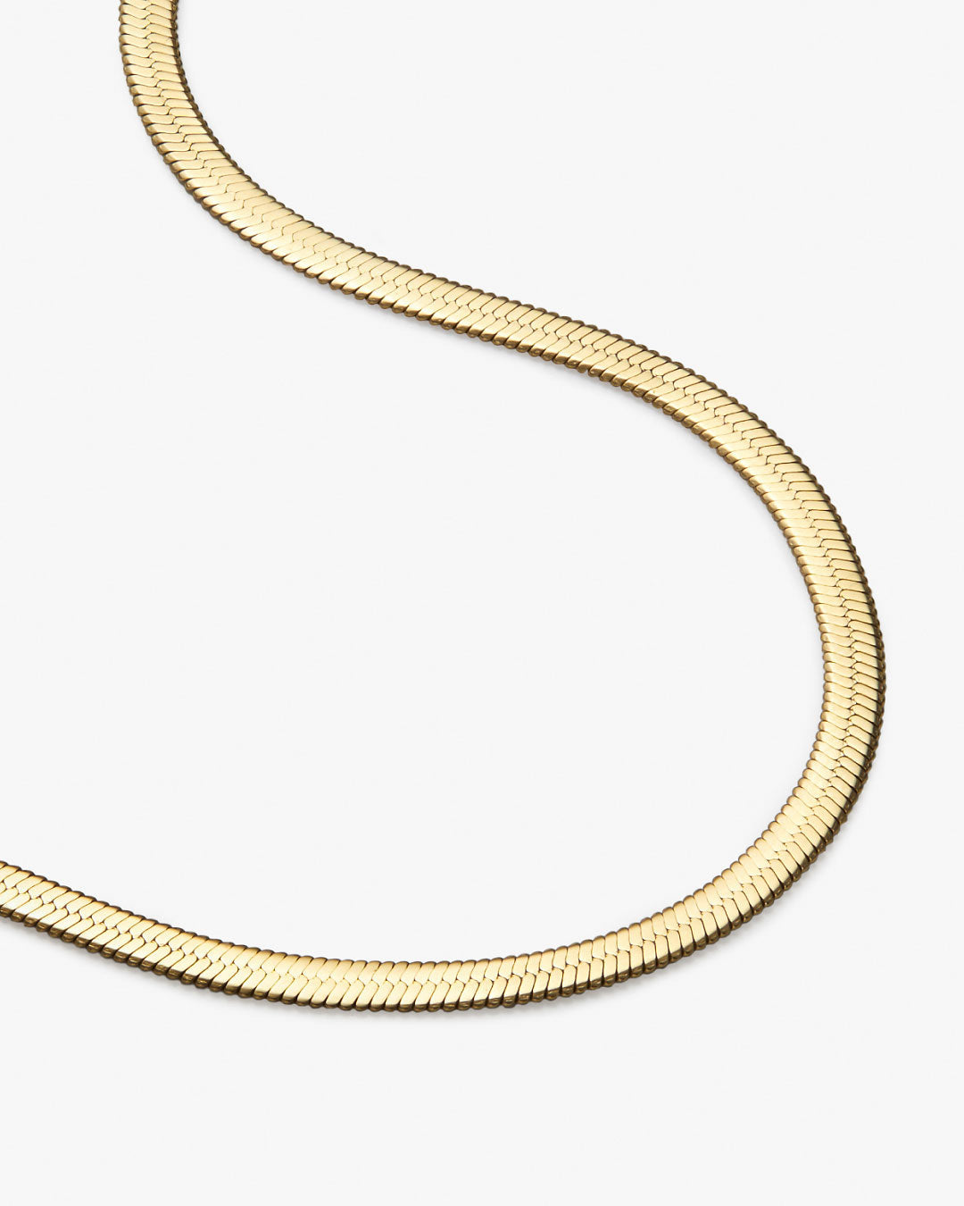 Herringbone Chain Necklace - Ina