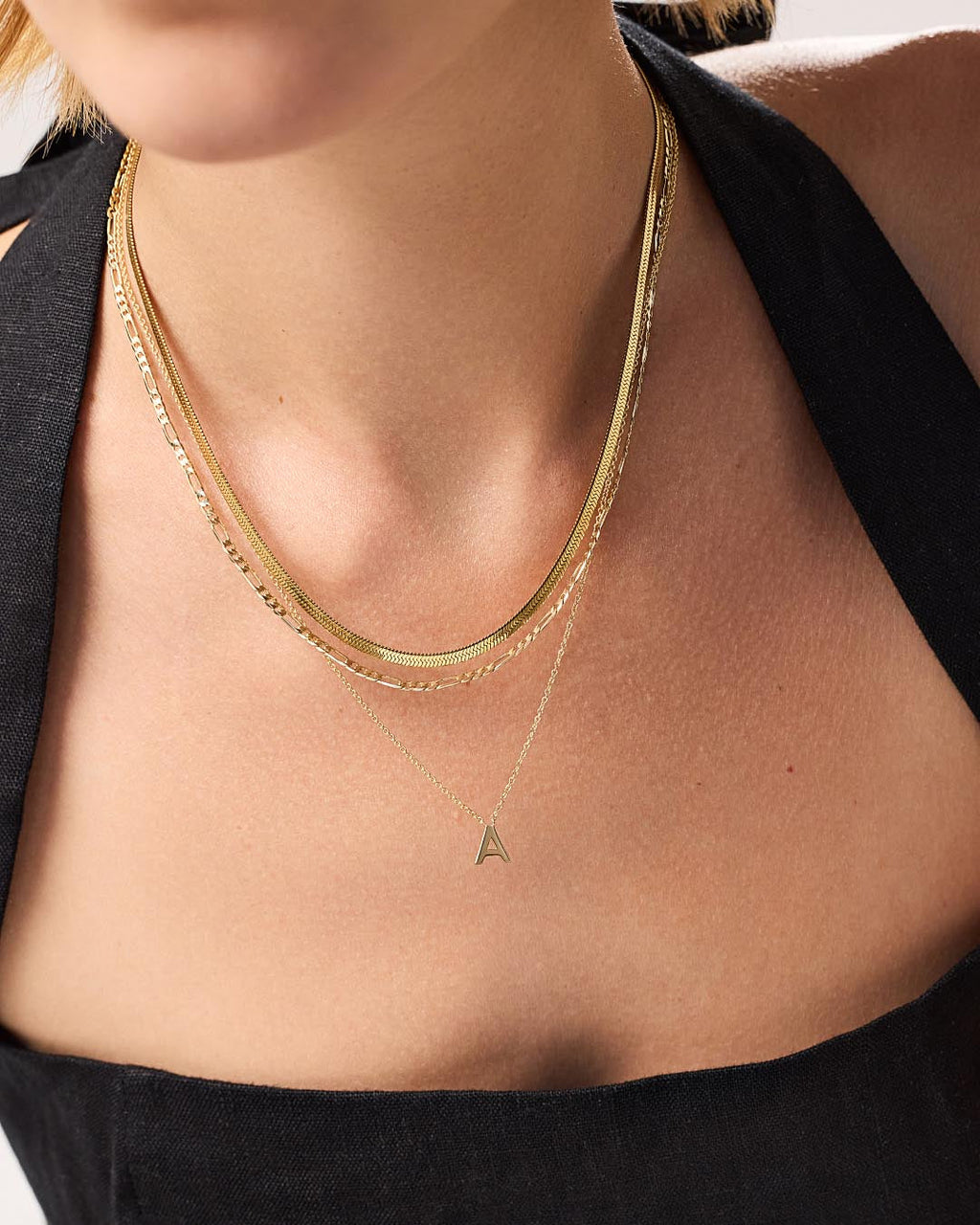 Herringbone Chain Necklace - Ina