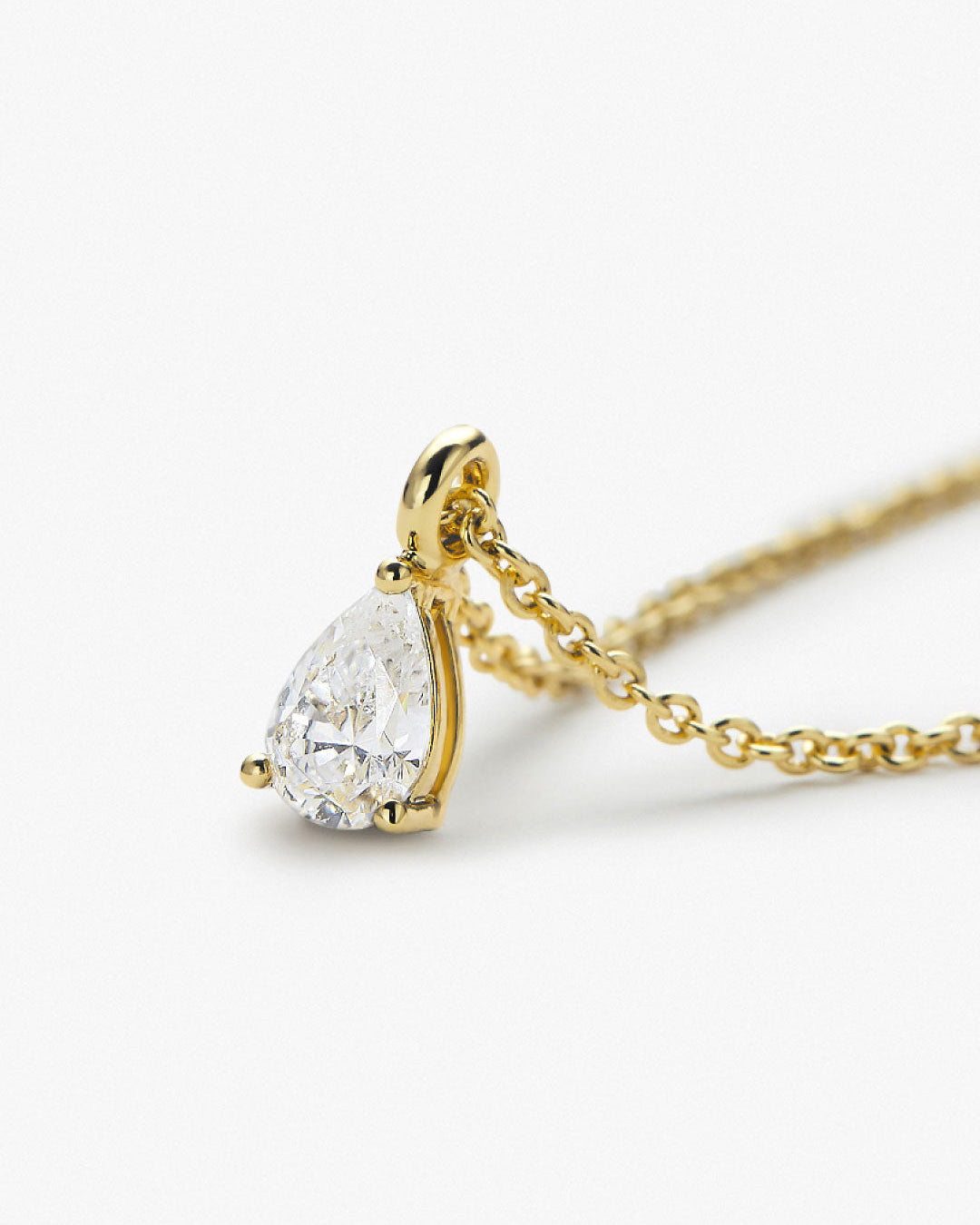 Delicate Solitaire Pendant - Elise Pendant