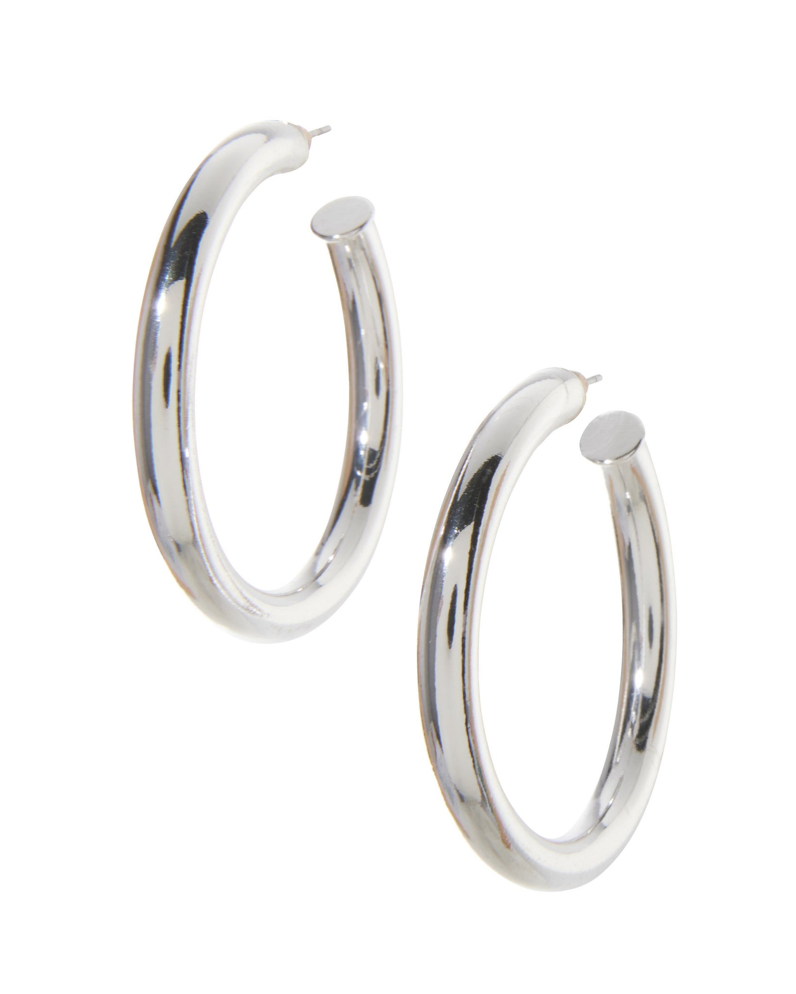 Statement Hoop Earring Silver