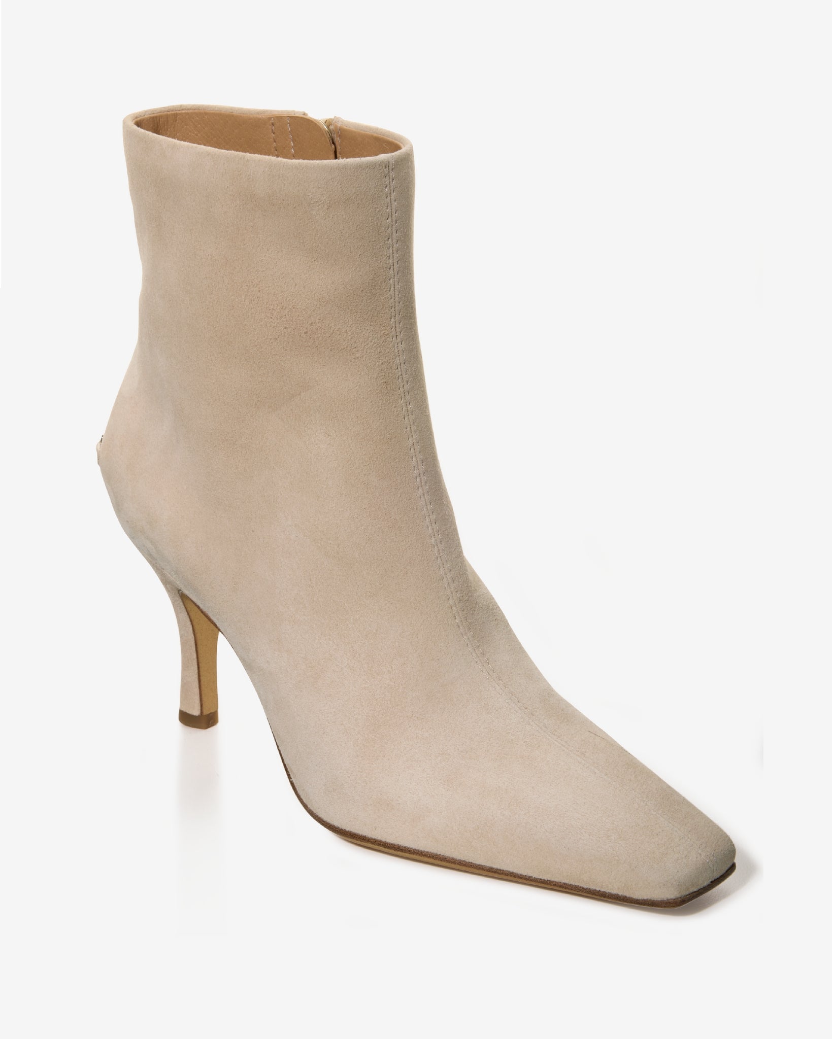 Kitten Heel Bootie Oat