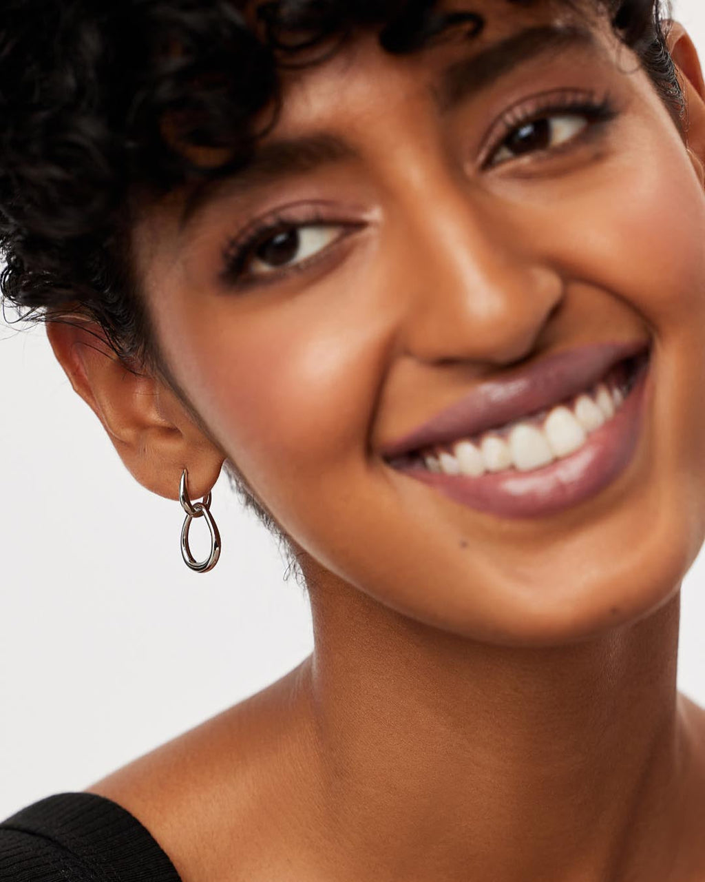 Silver Drop Earrings - Sage Silver