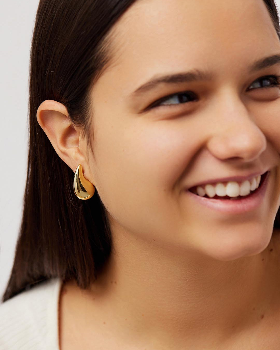 Gold Statement Earrings - Kiara