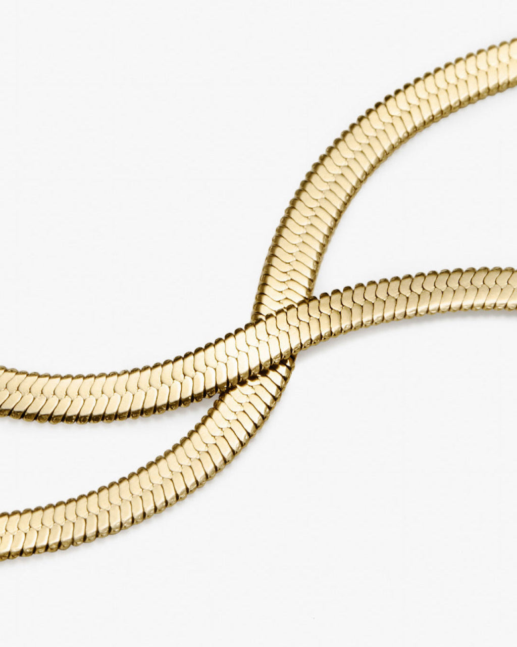 Herringbone Chain Necklace - Ina