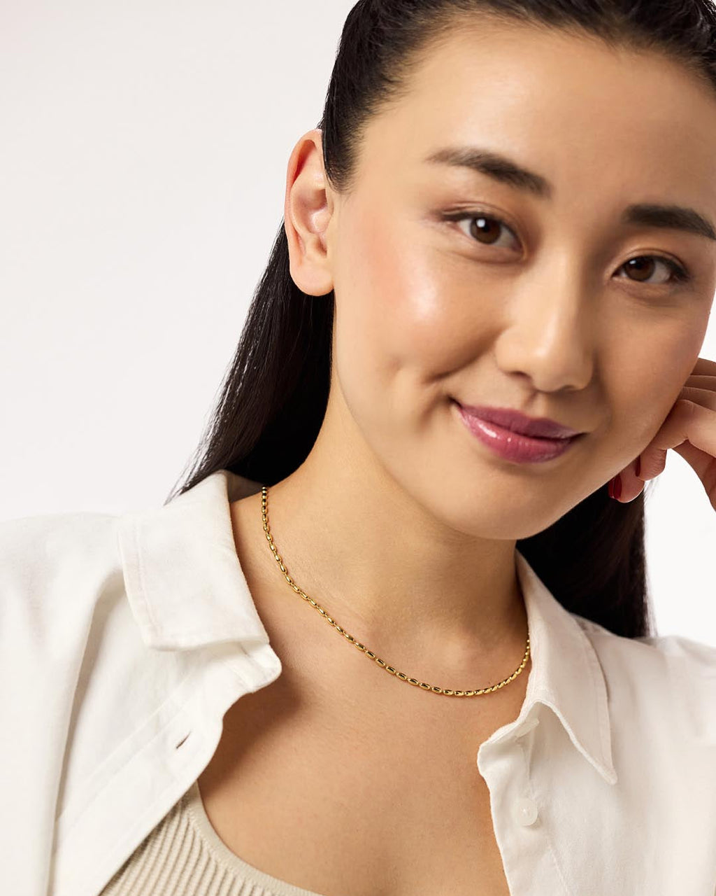 Ball Chain Necklace - Capri