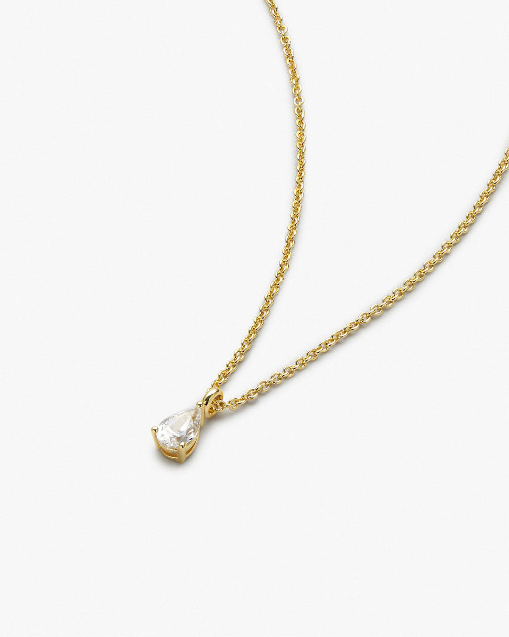 Delicate Solitaire Pendant - Elise Pendant