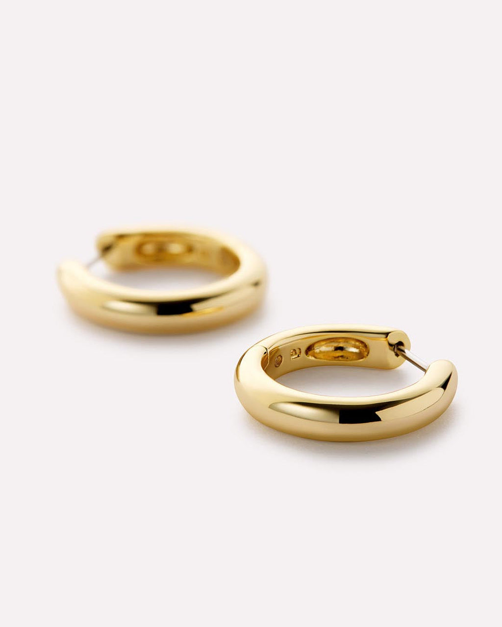 Gold Hoop Earrings - Giulia Medium