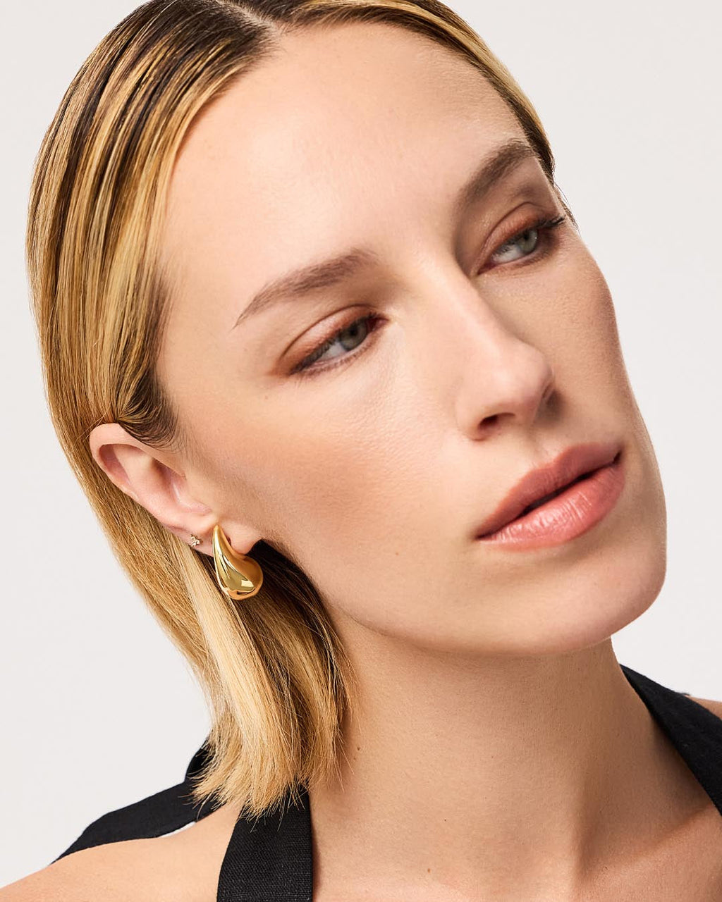 Gold Statement Earrings - Kiara
