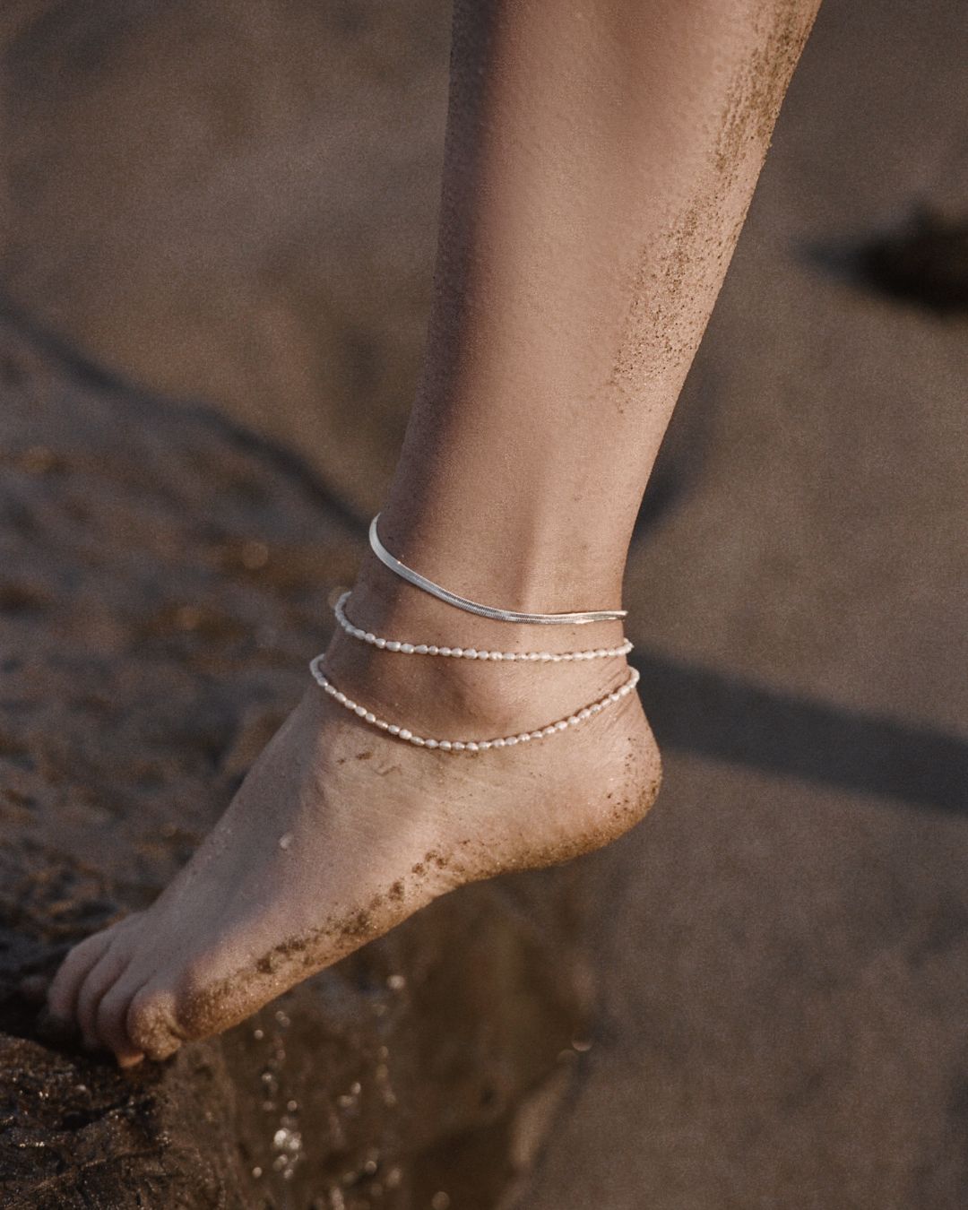 Edie Anklet Silver