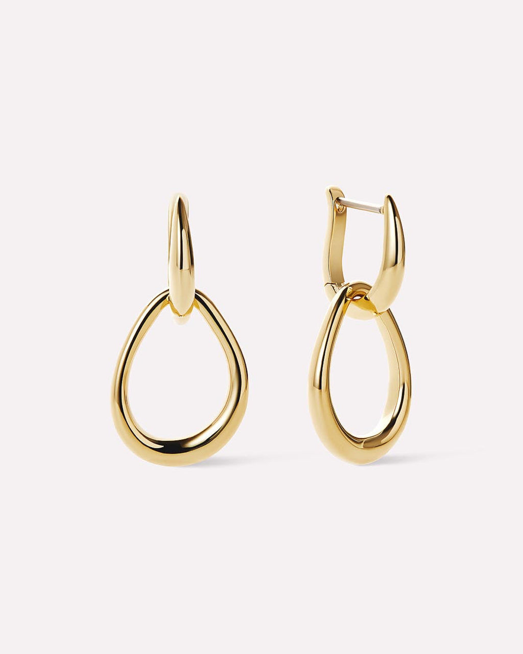 Gold Drop Earrings - Sage