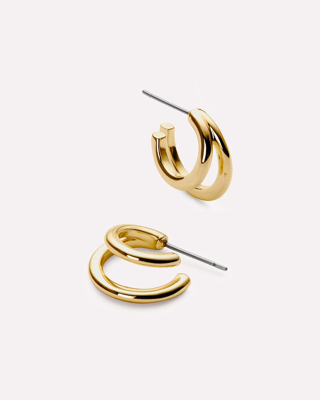 Double Hoop Earrings - Scarlett