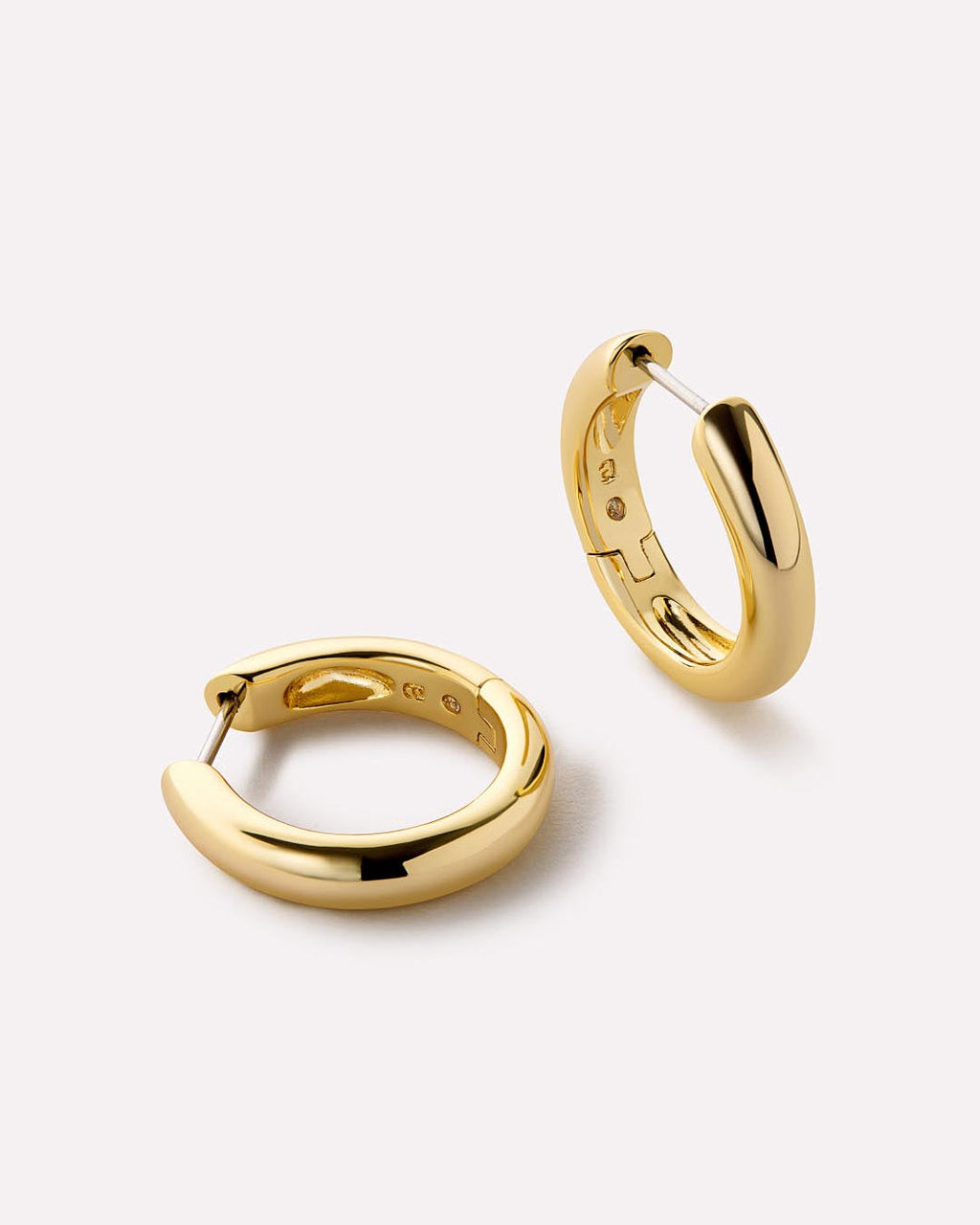 Gold Hoop Earrings - Giulia Medium