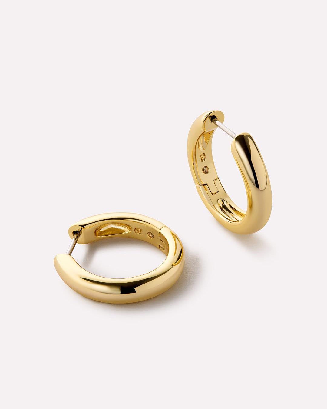 Gold Hoop Earrings - Giulia Medium