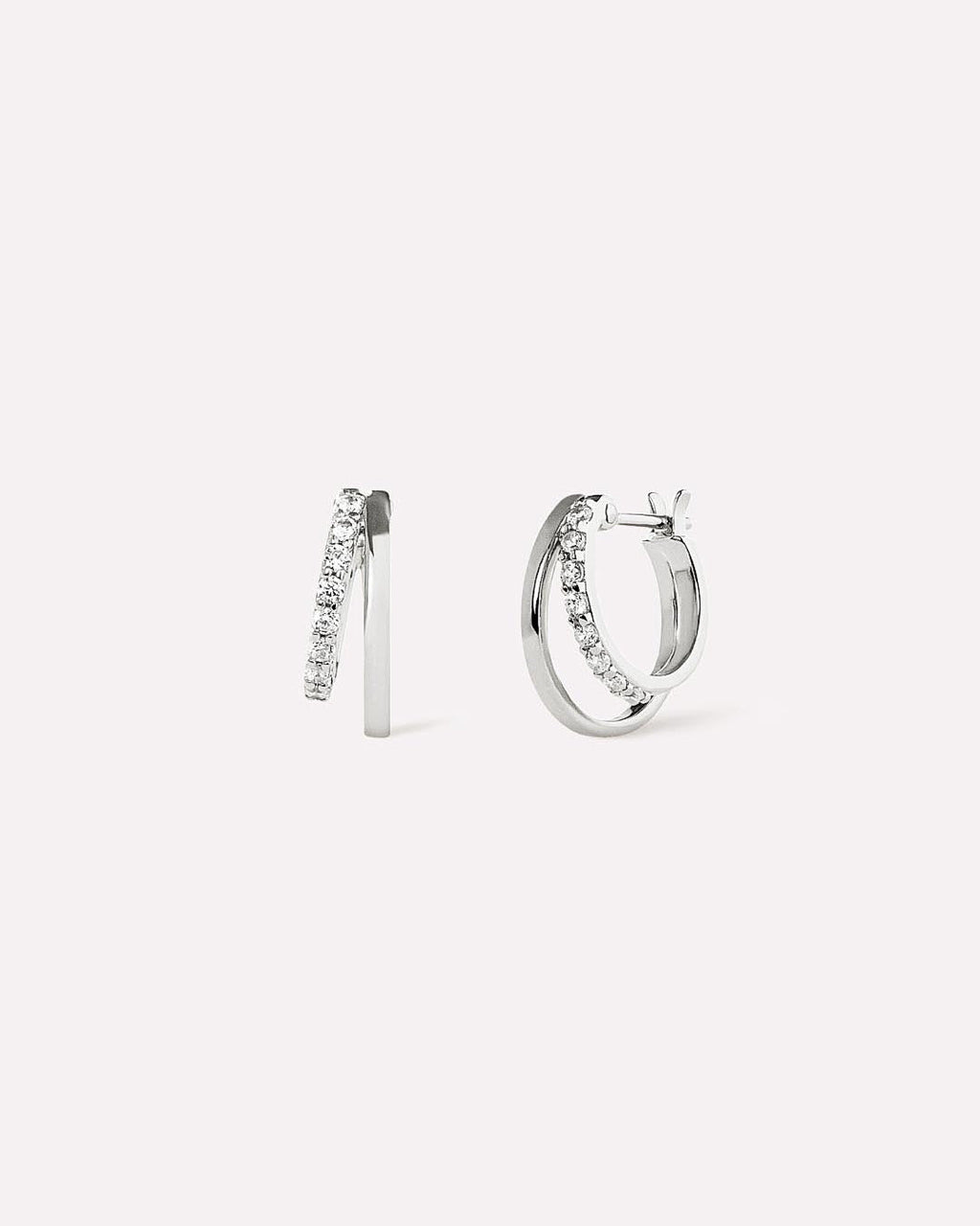 Double Hoop Earrings - Toda Silver