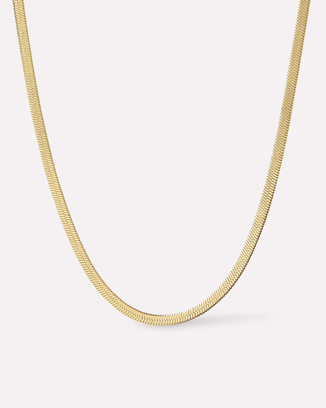 Herringbone Chain Necklace - Ina