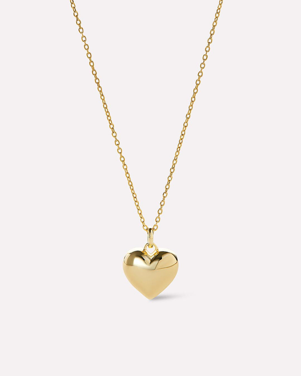 Gold Heart Necklace - Lev Small