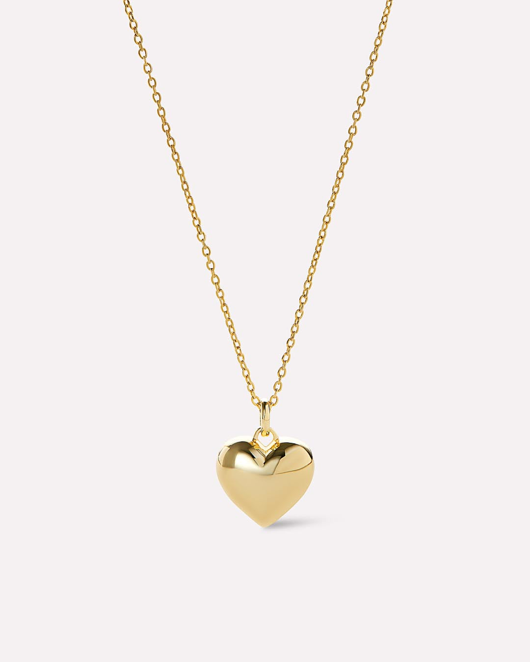 Gold Heart Necklace - Lev Small