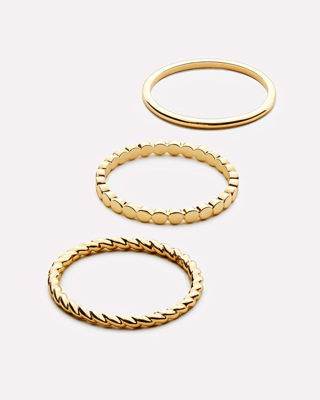 Gold Ring Set - Adrianna Set