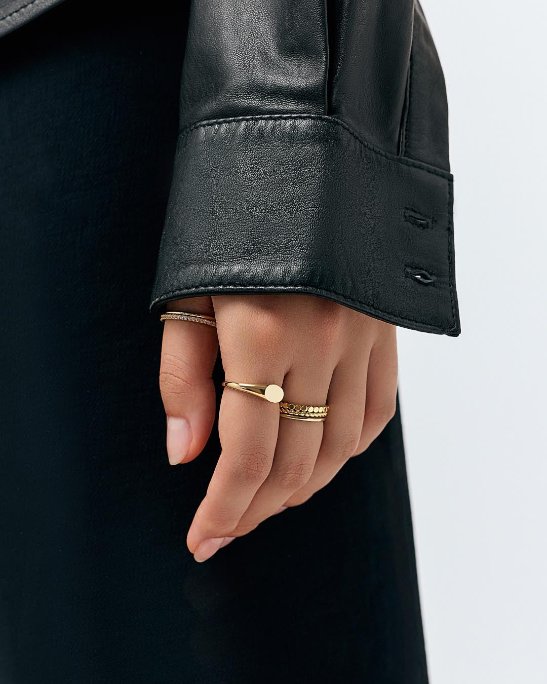 Gold Ring Set - Adrianna Set