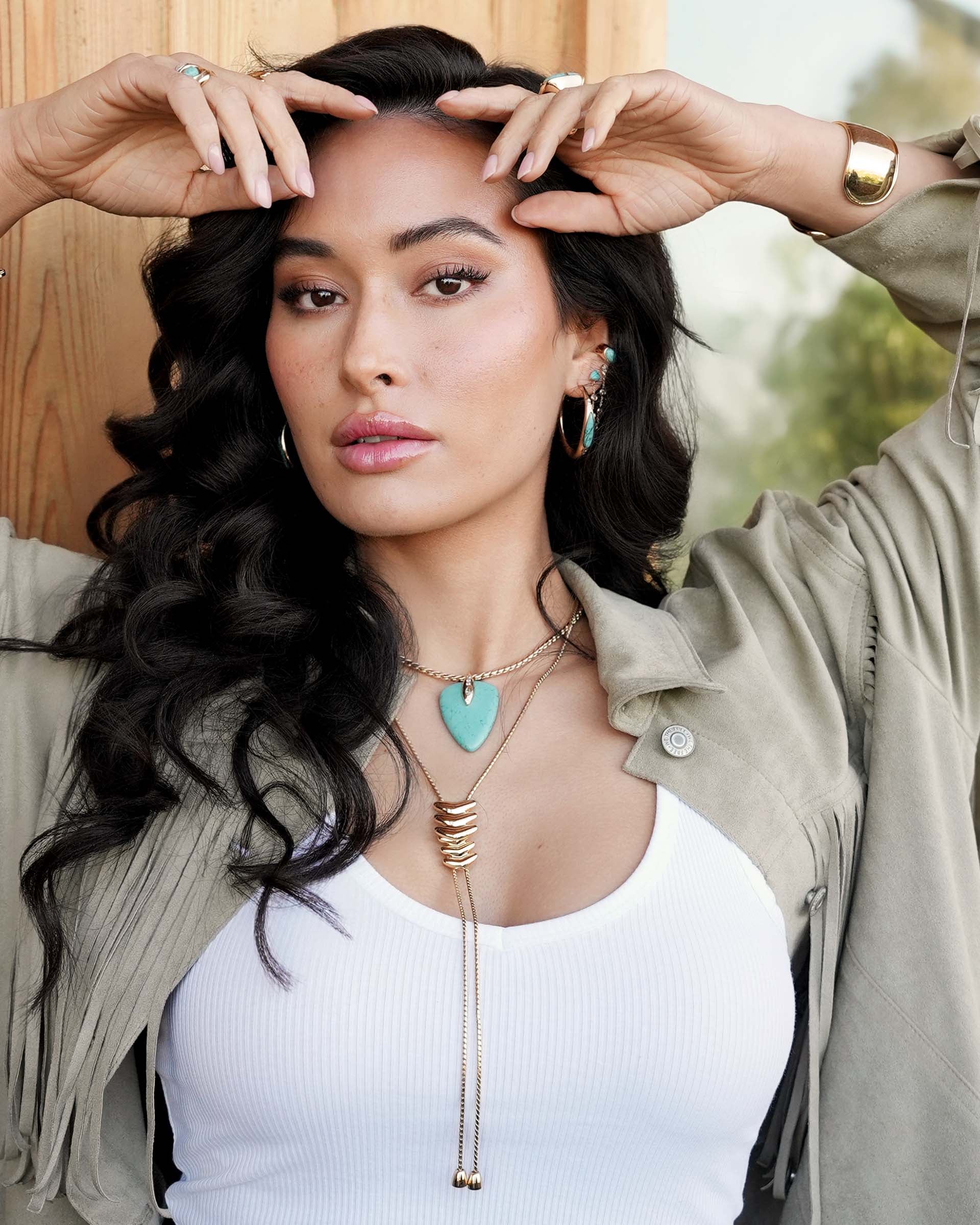 Turquoise Solstice Hoops