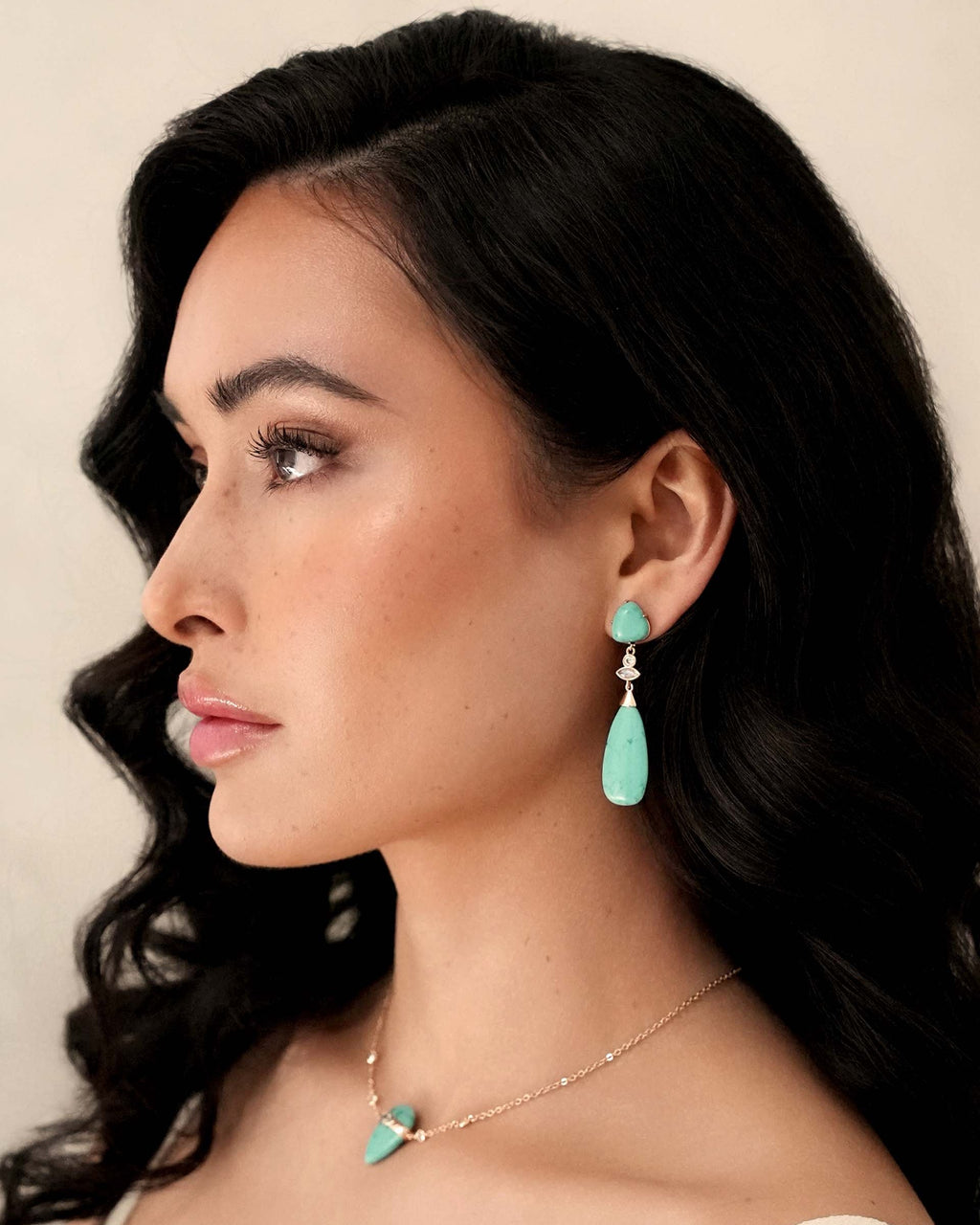 Turquoise Solstice Drop Earrings