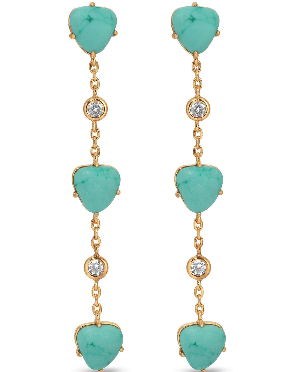Turquoise Solstice Dangle Earrings