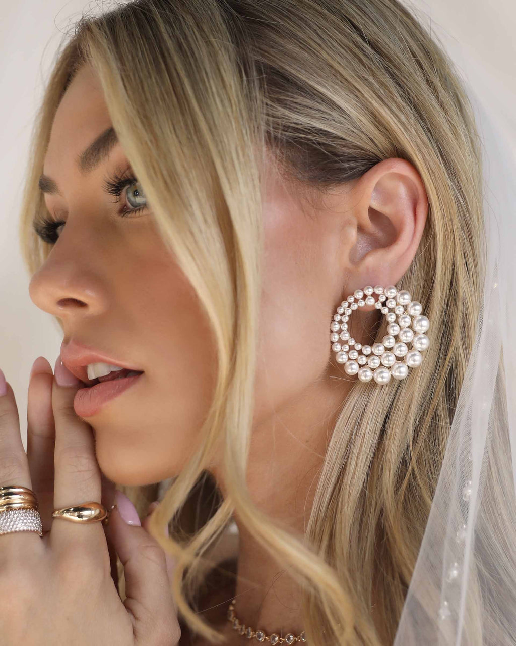 Blushing Pearl Earrings