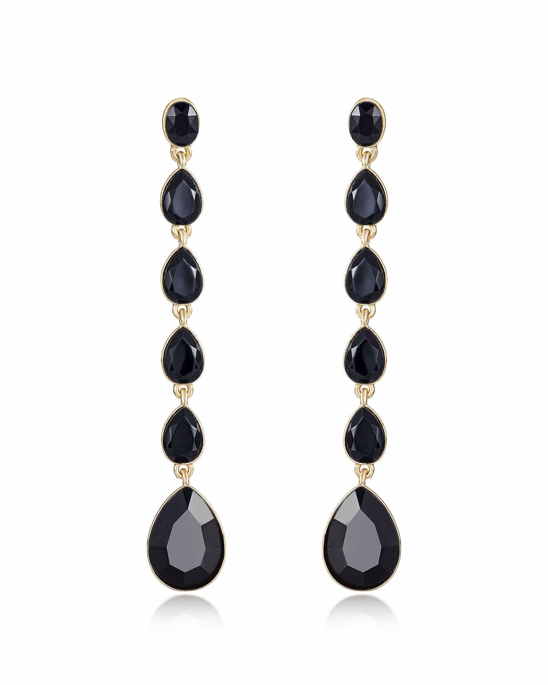 Crystallized Drop Earrings