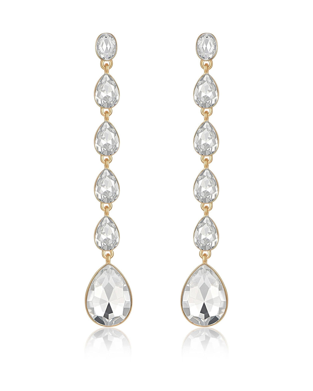 Crystallized Drop Earrings
