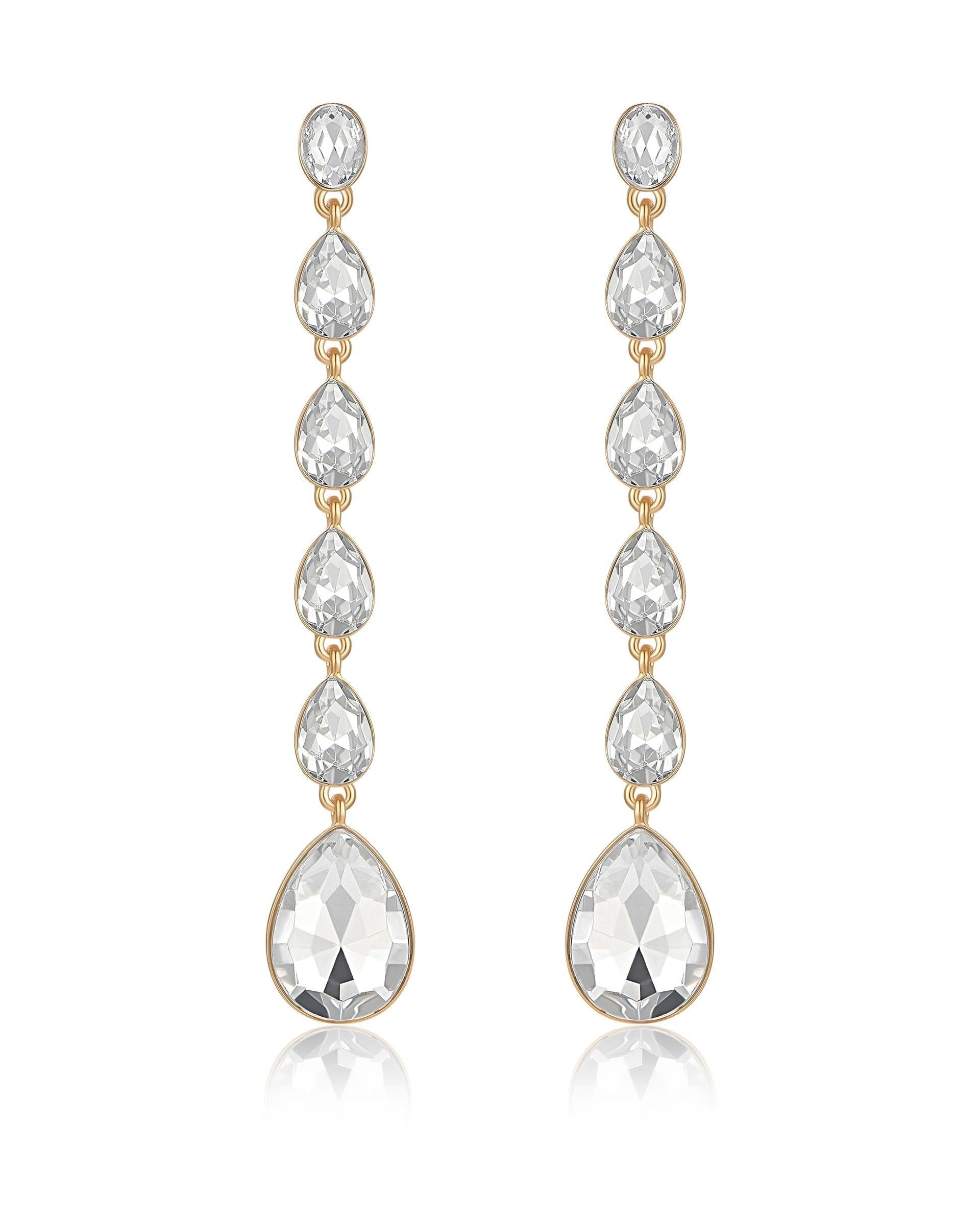 Crystallized Drop Earrings