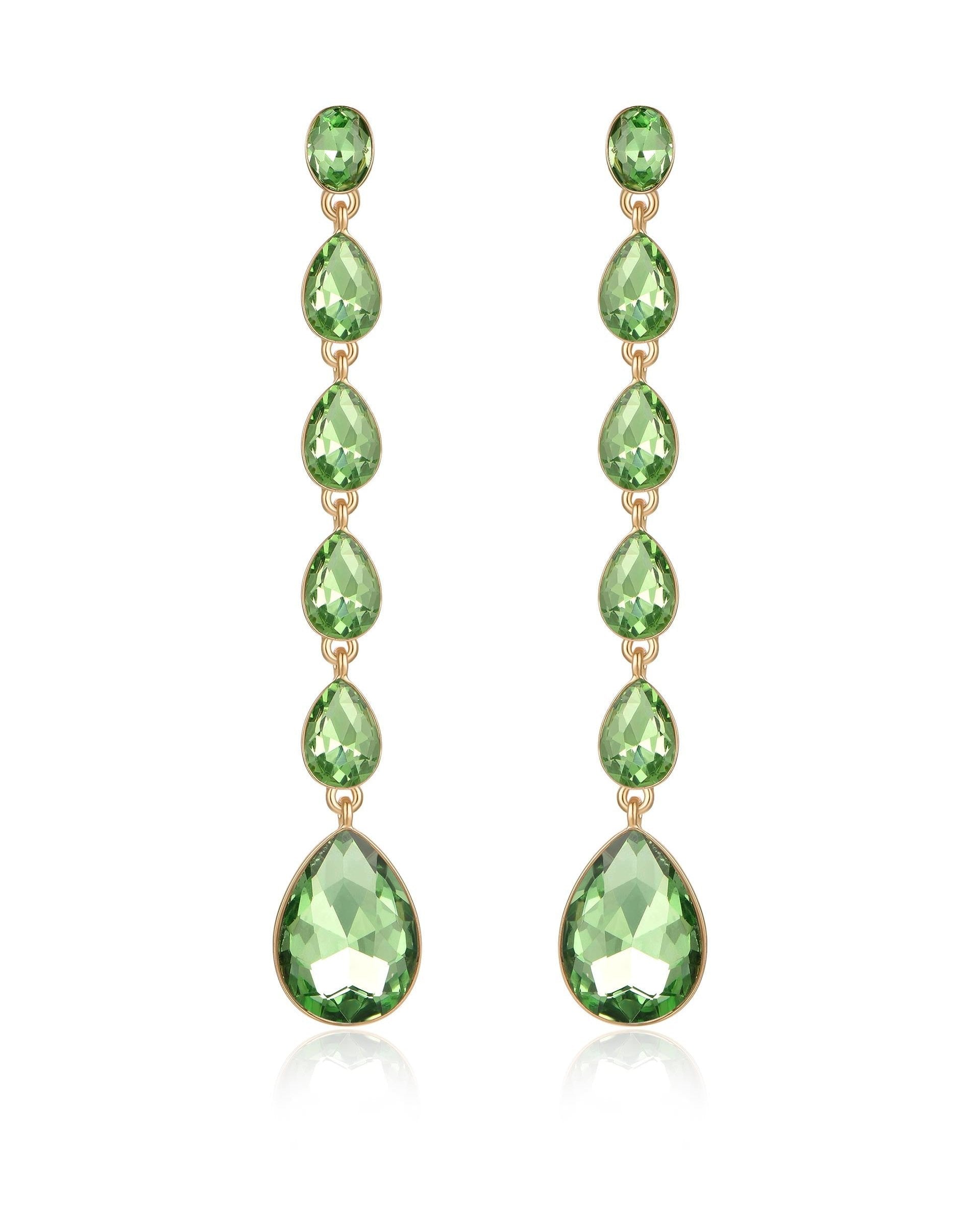 Crystallized Drop Earrings