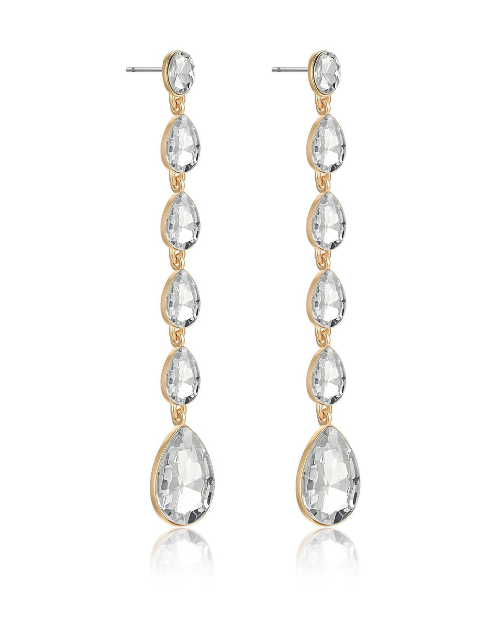 Crystallized Drop Earrings
