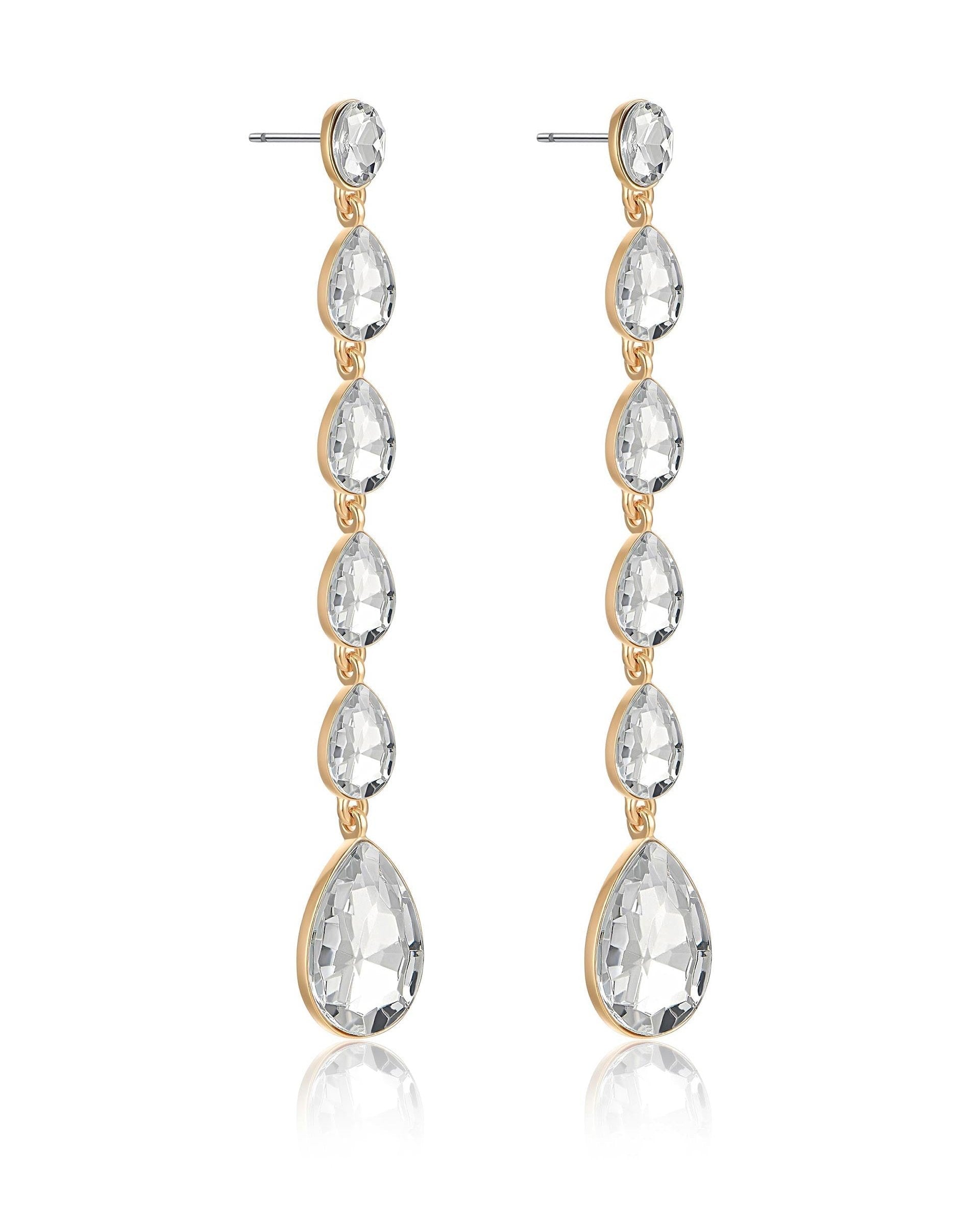 Crystallized Drop Earrings