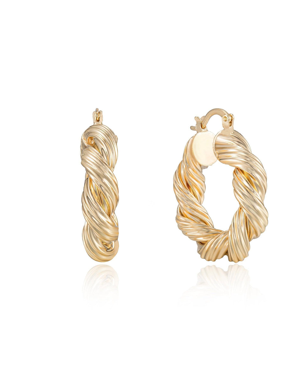 Modern Day Twist Hoops