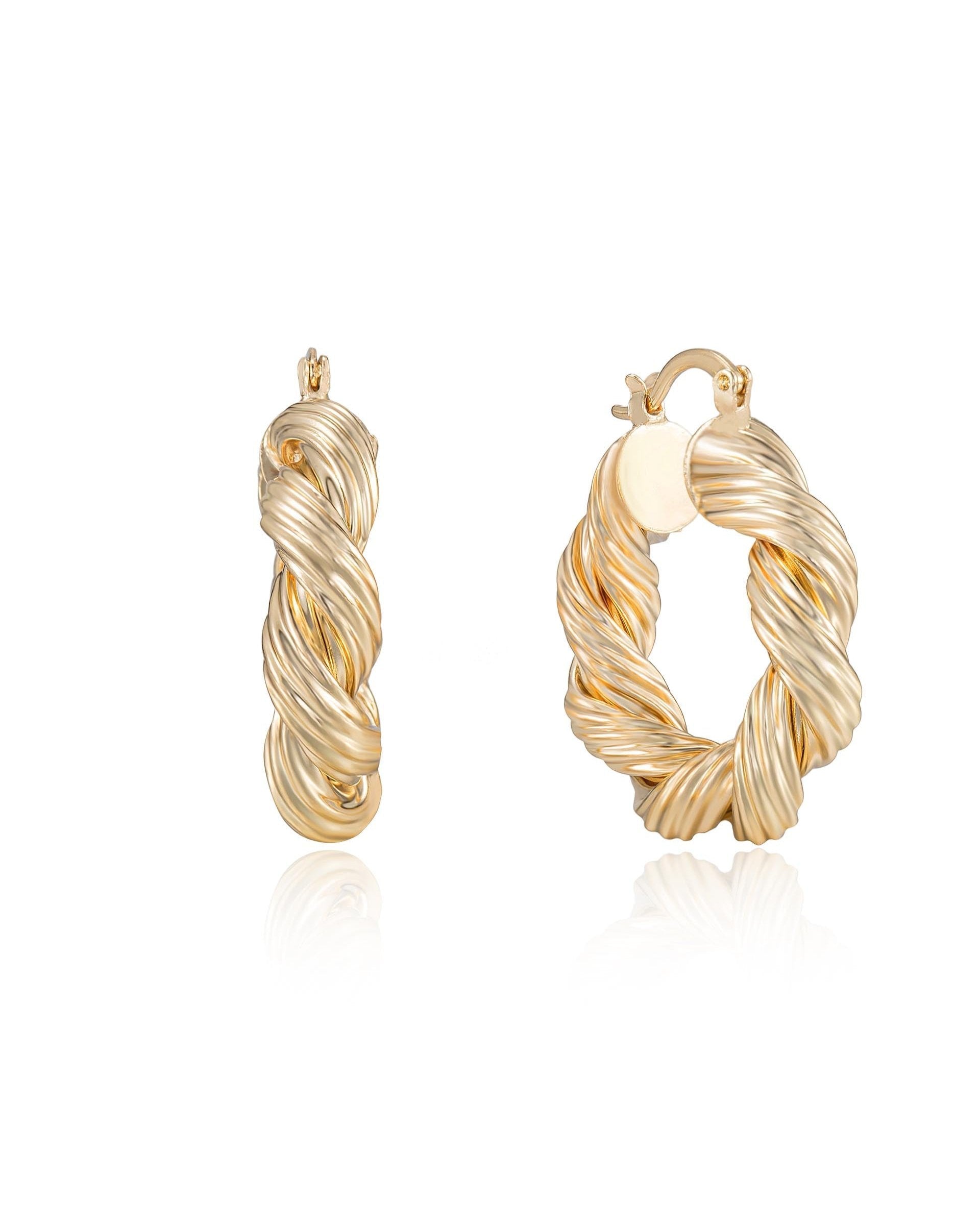 Modern Day Twist Hoops
