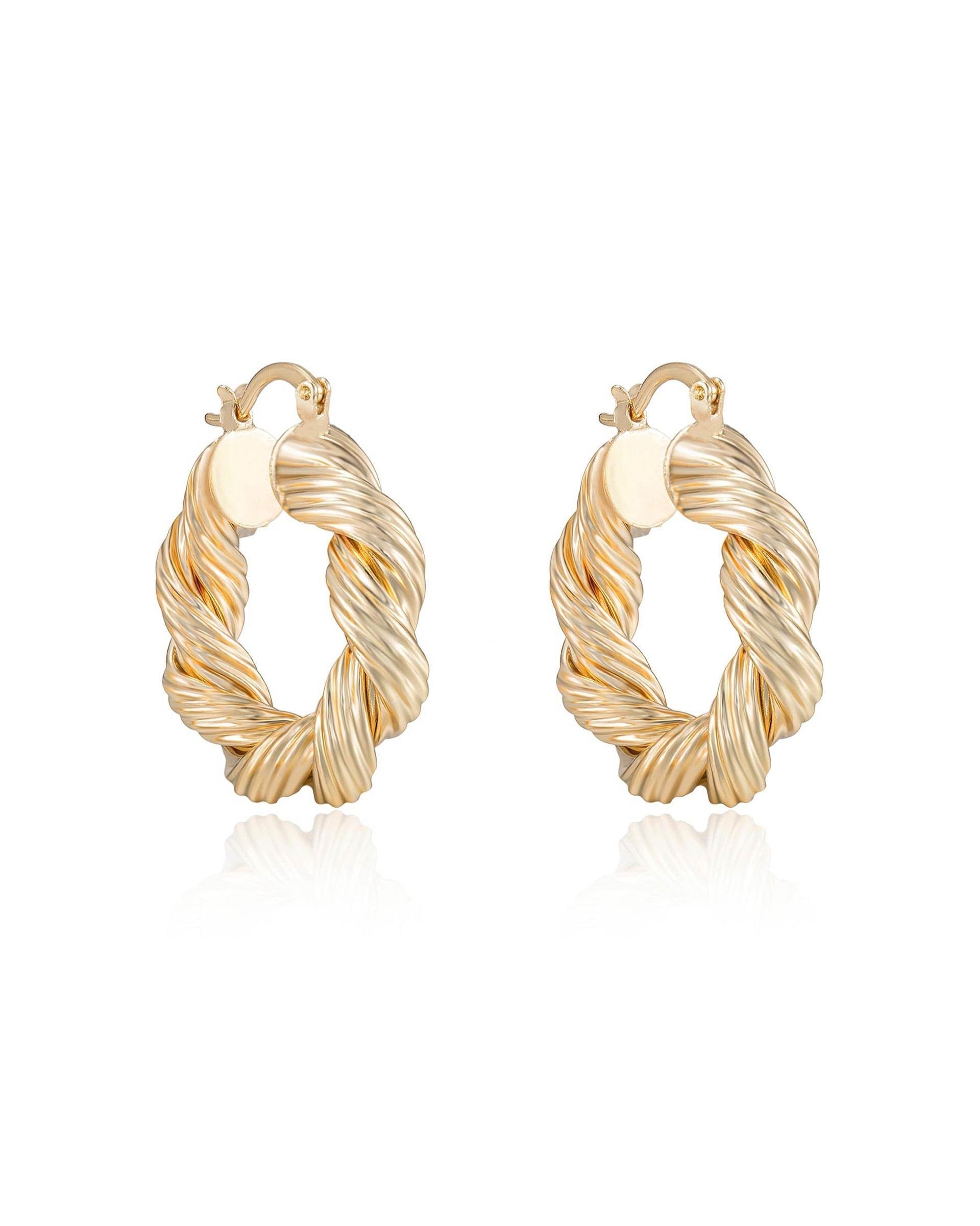 Modern Day Twist Hoops