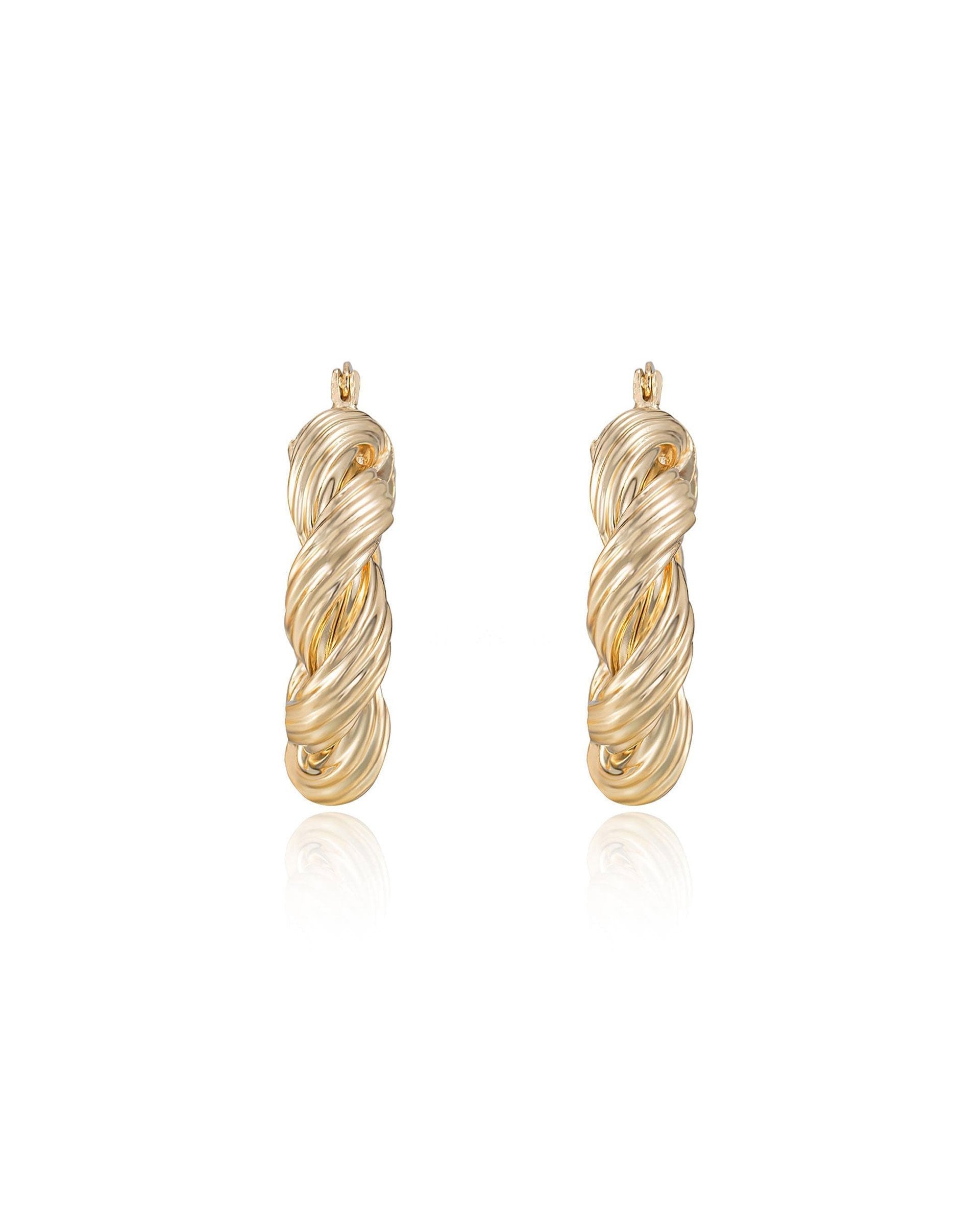 Modern Day Twist Hoops